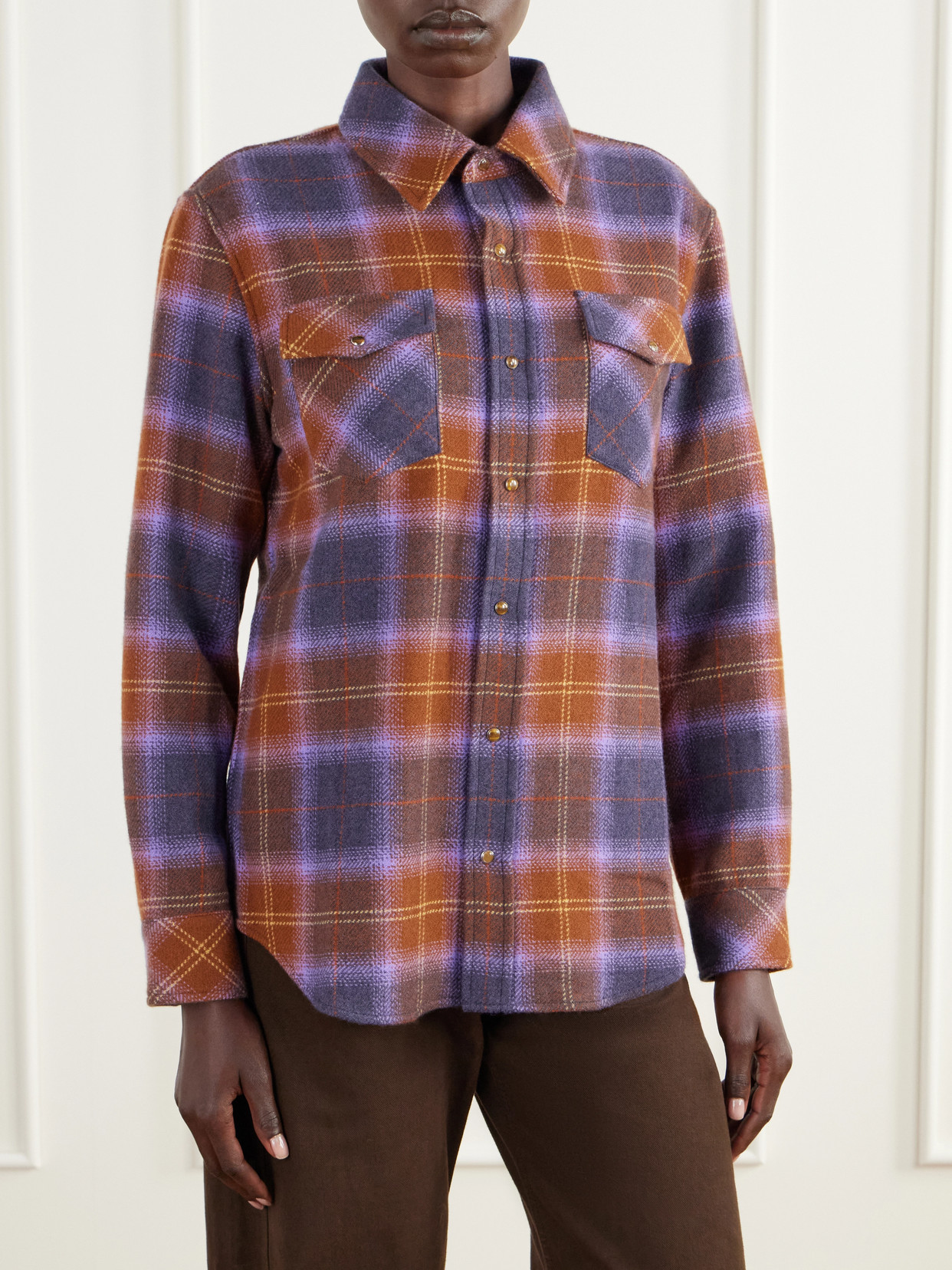 Vulcan Checked Cashmere Shirt