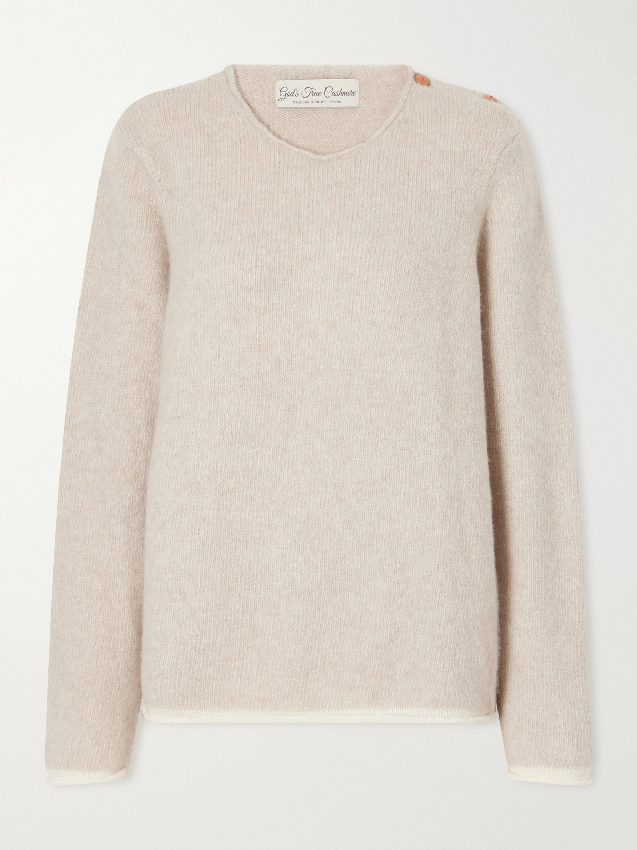 Carnelian Cashmere-Bouclé Sweater
