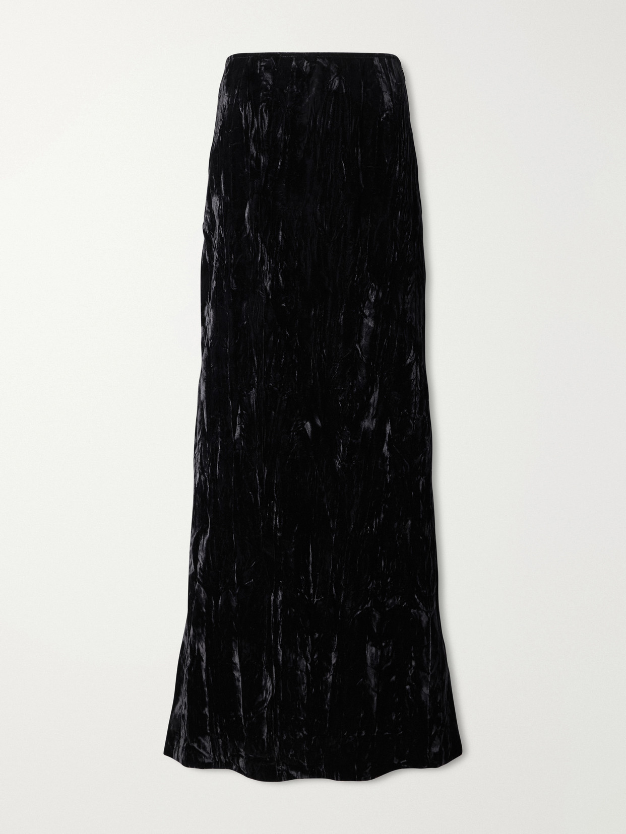 Anna Sui Velvet Maxi Skirt In Black