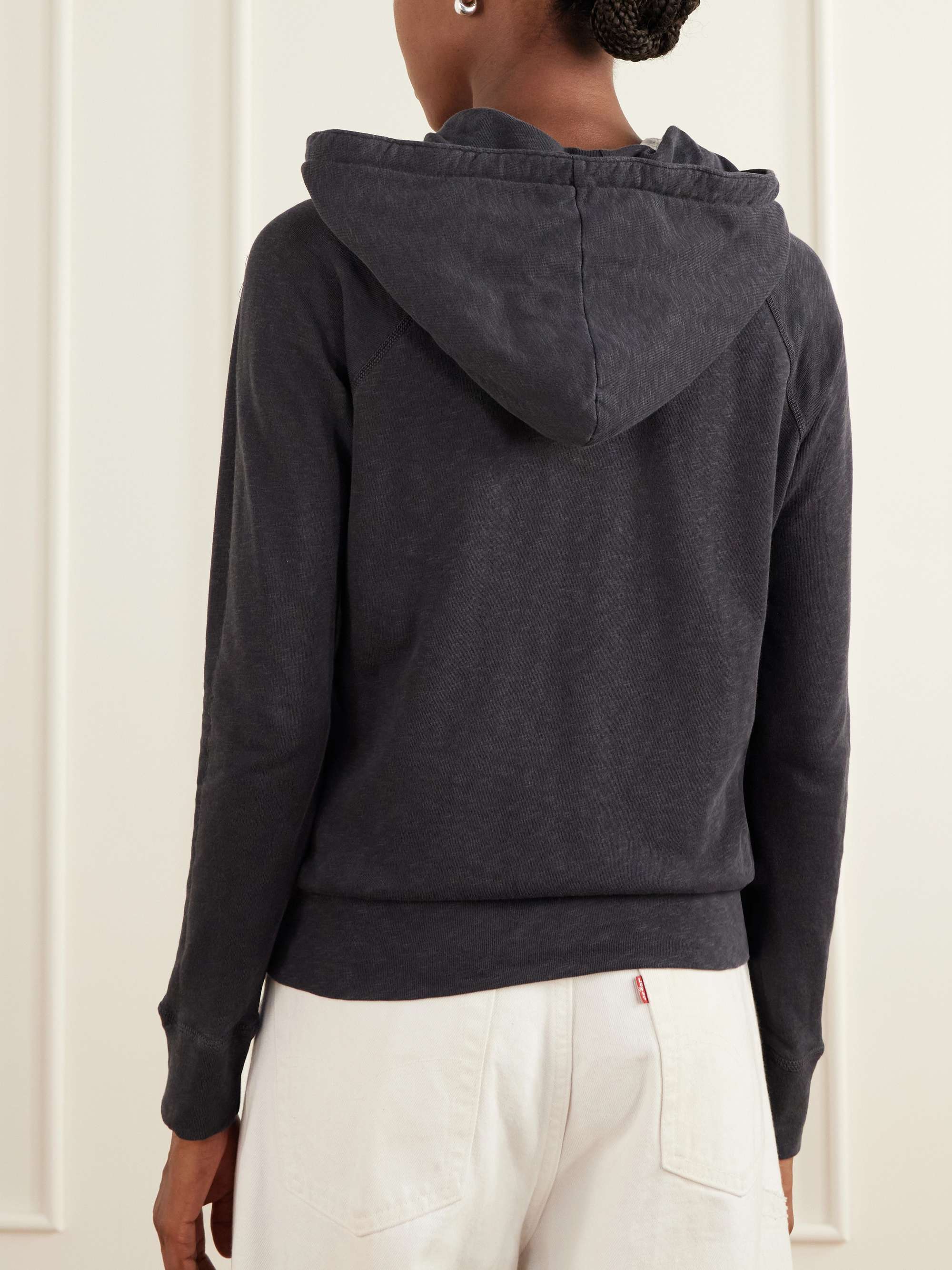 JAMES PERSE Vintage Supima cotton-jersey hoodie