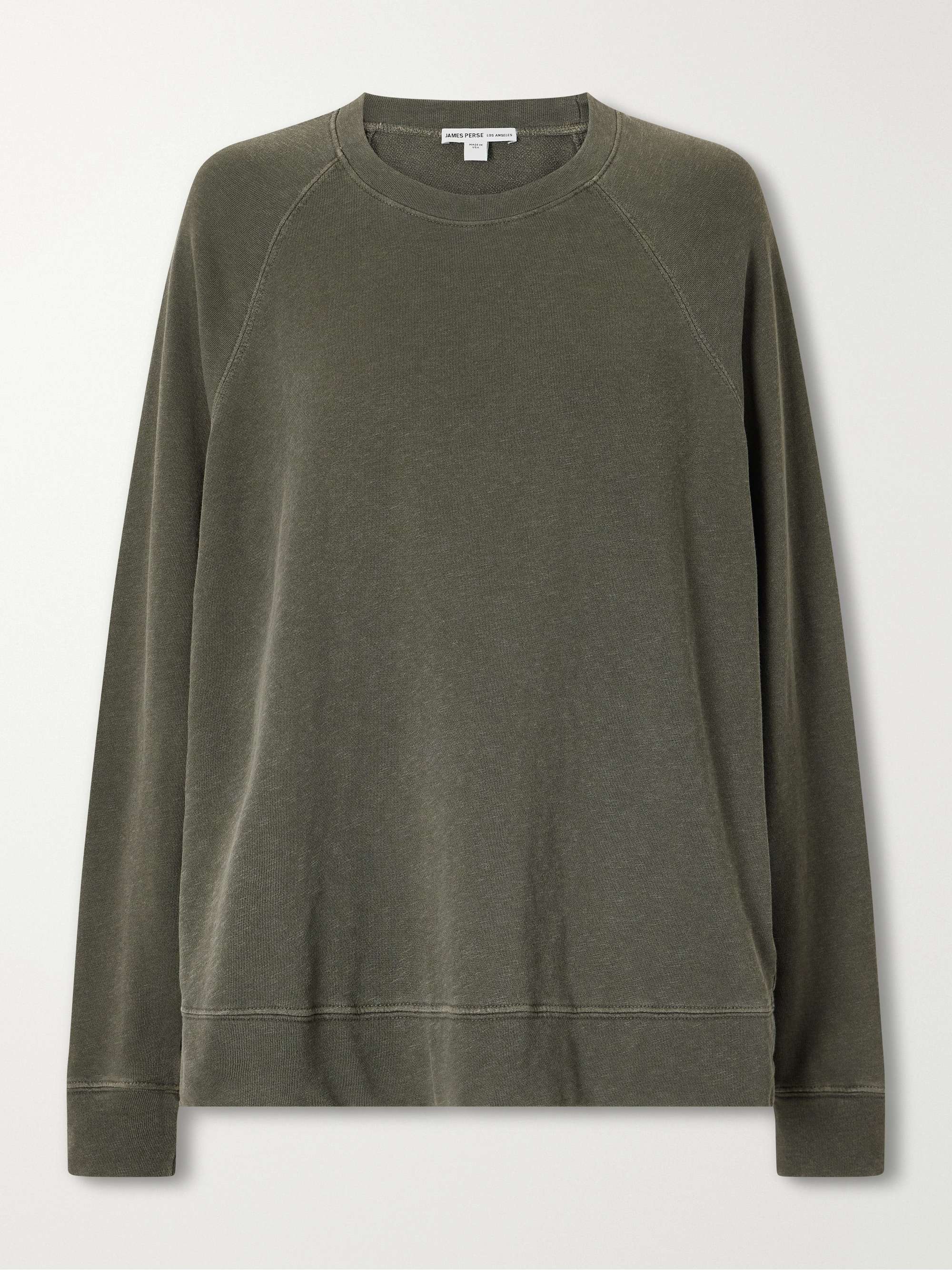 JAMES PERSE Supima cotton-terry sweatshirt