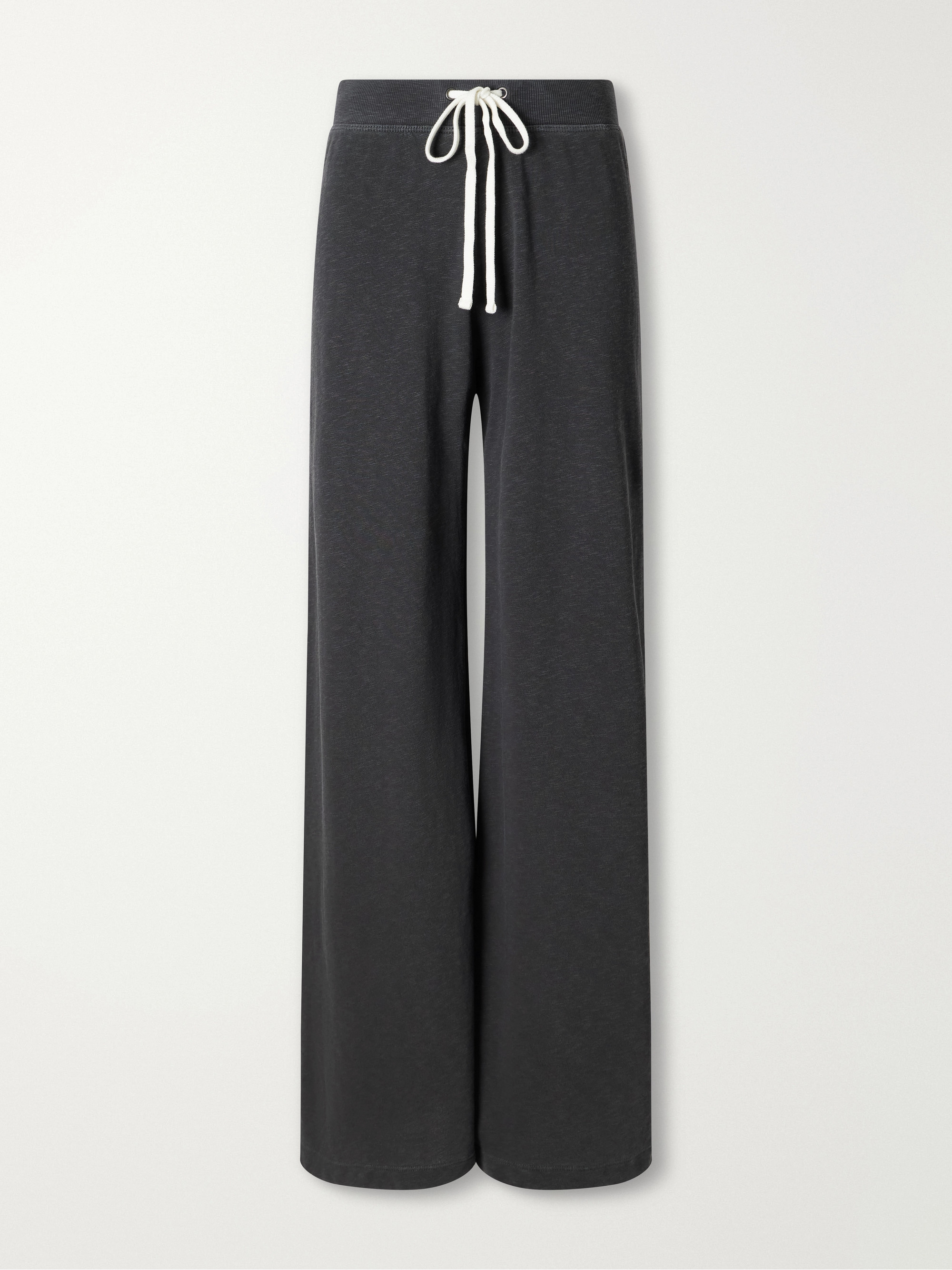 James Perse Cotton-terry wide-leg sweatpants