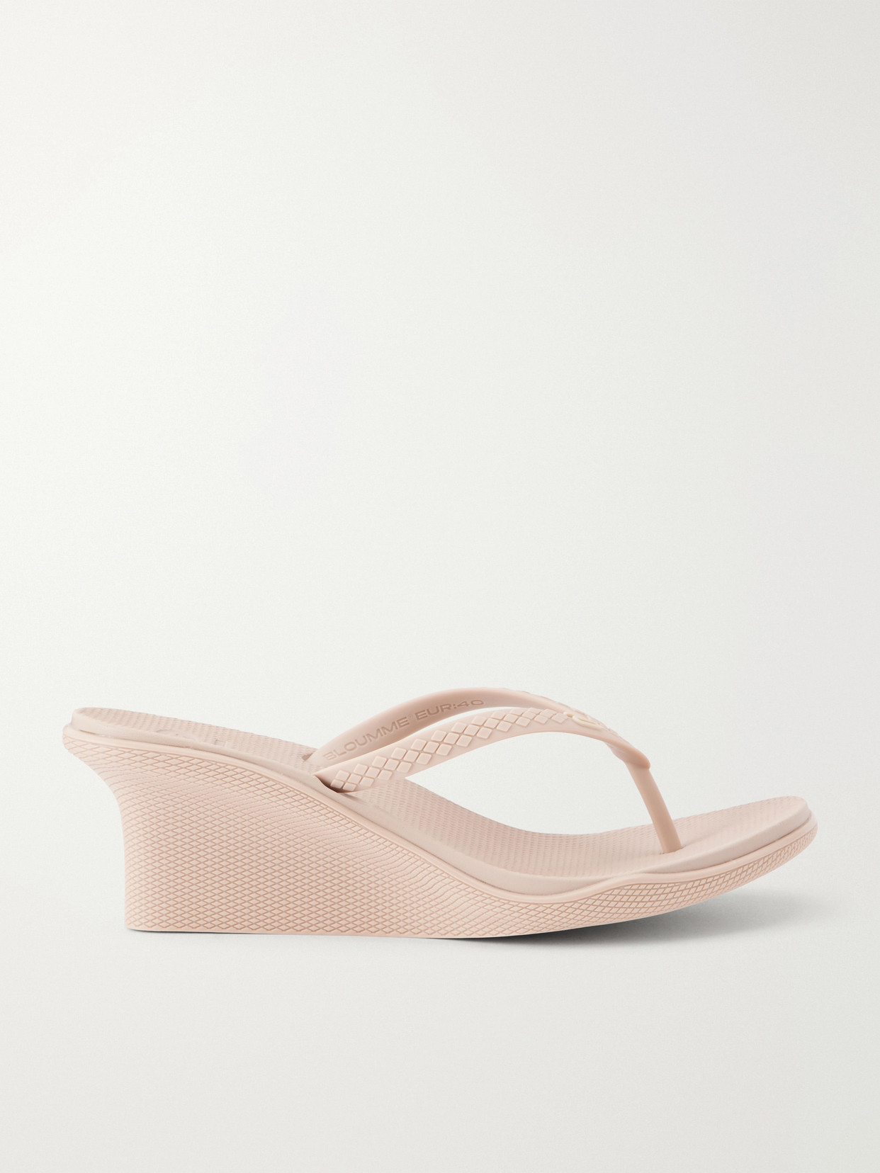 Bloumme Pilar Recycled Thong Sandals In Pink