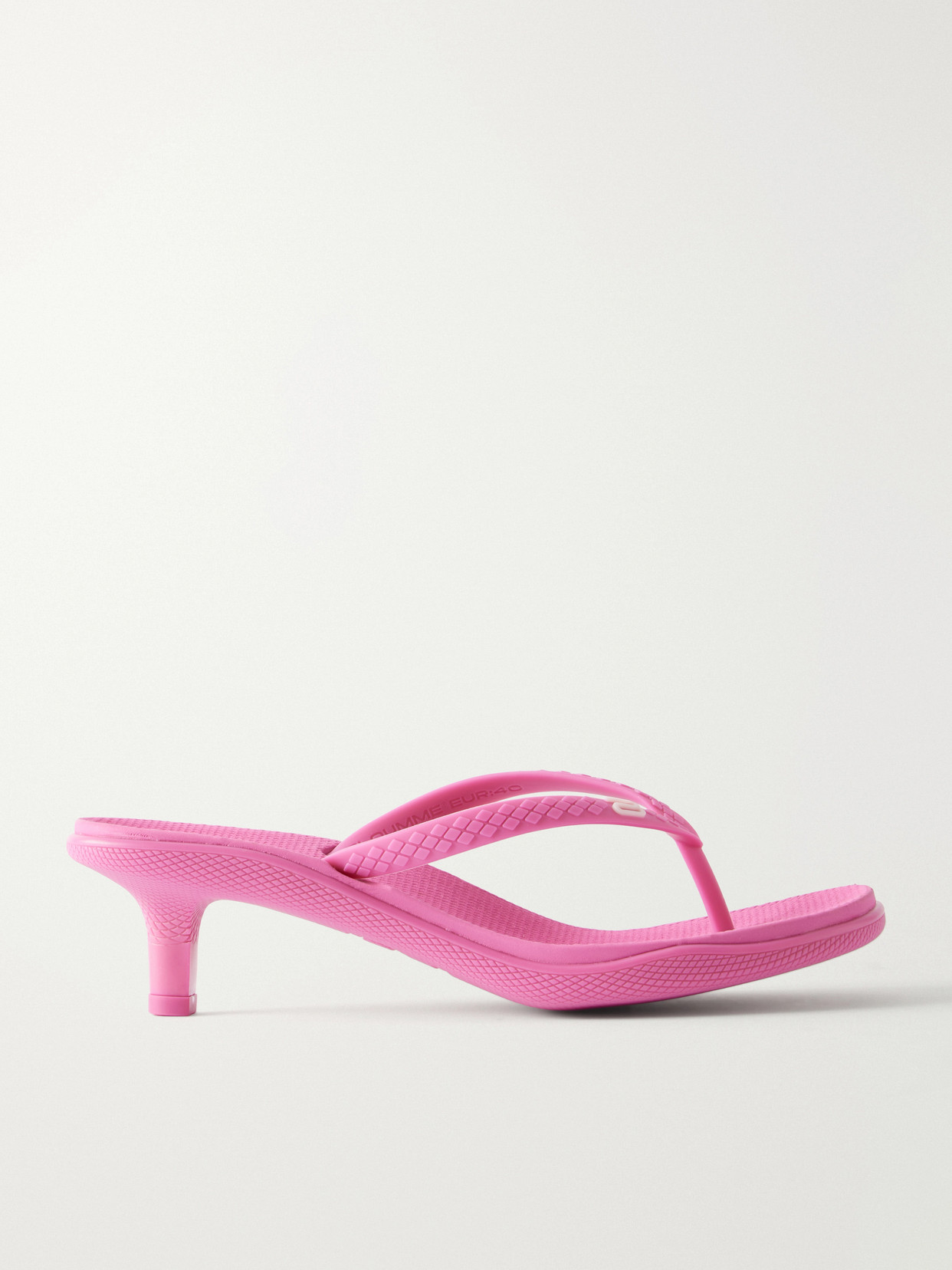 Bloumme Arc 40 Rubber Thong Sandals In Pink