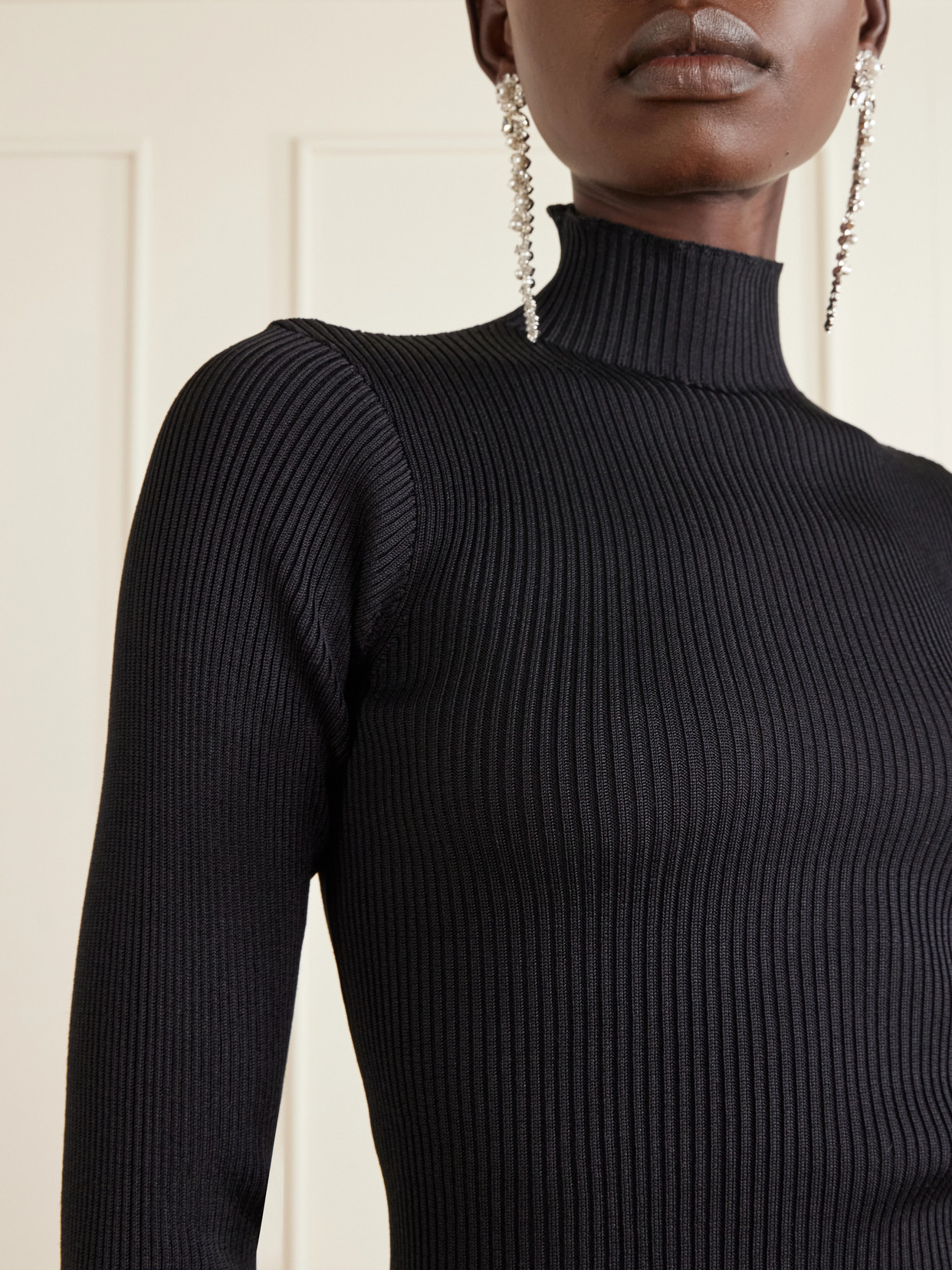 Silk Turtleneck Sweater