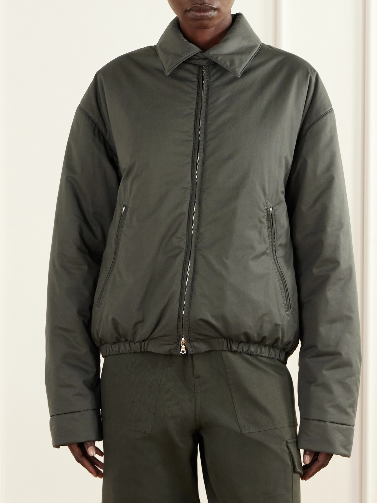 Plombe Padded Cotton-Poplin Jacket