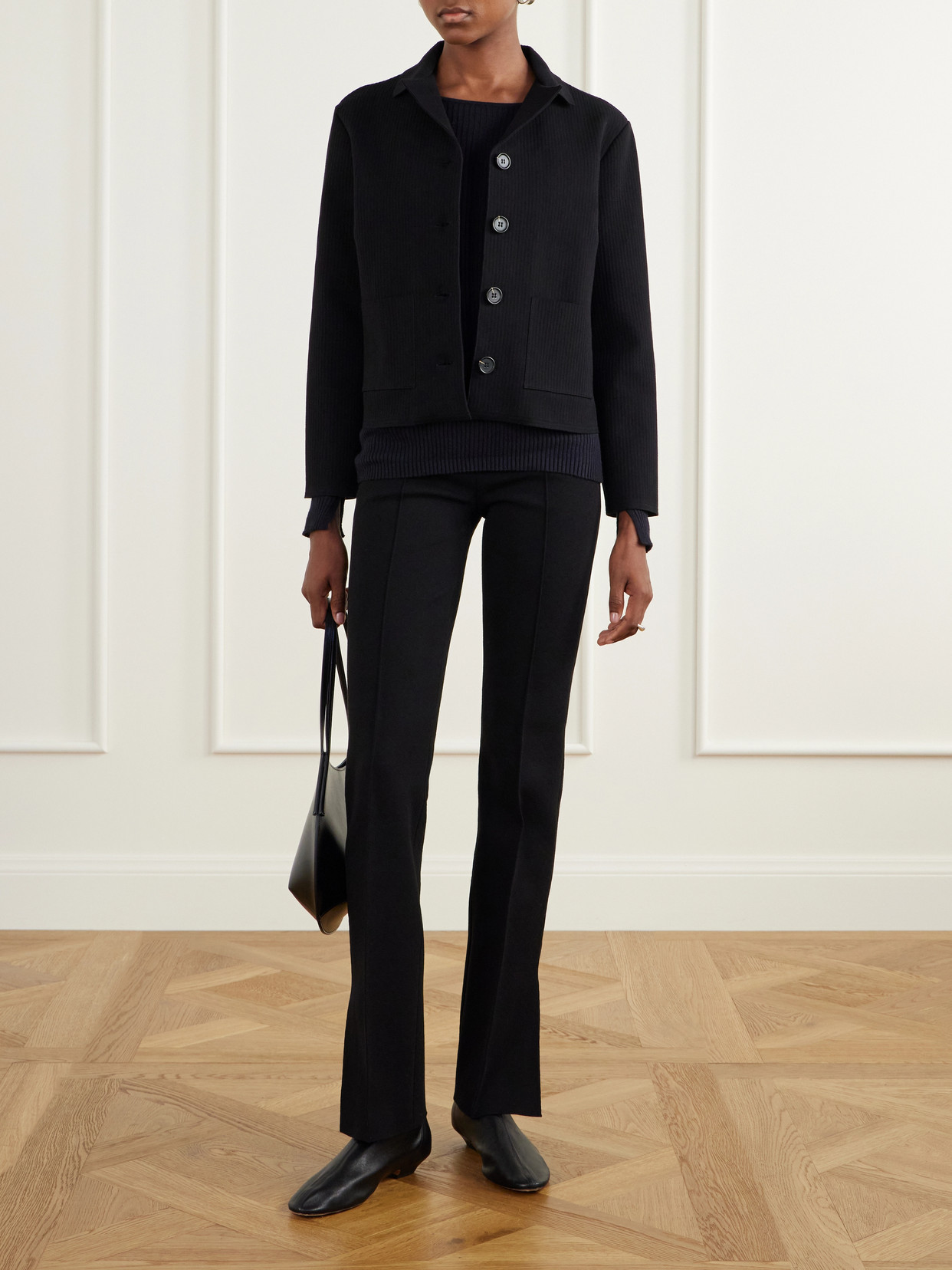 Bara Ribbed Cotton And Cashmere-Blend Sweater