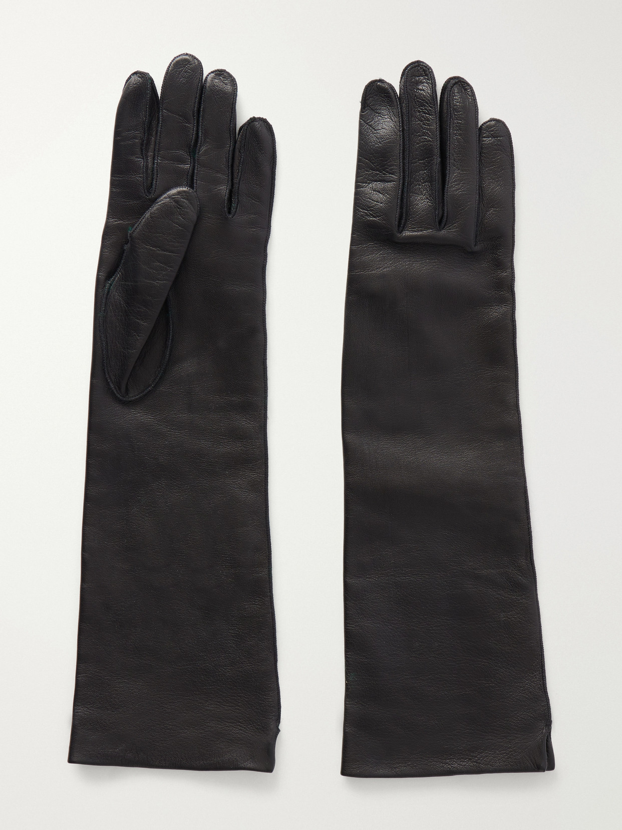 Tom Ford Leather Gloves In Black