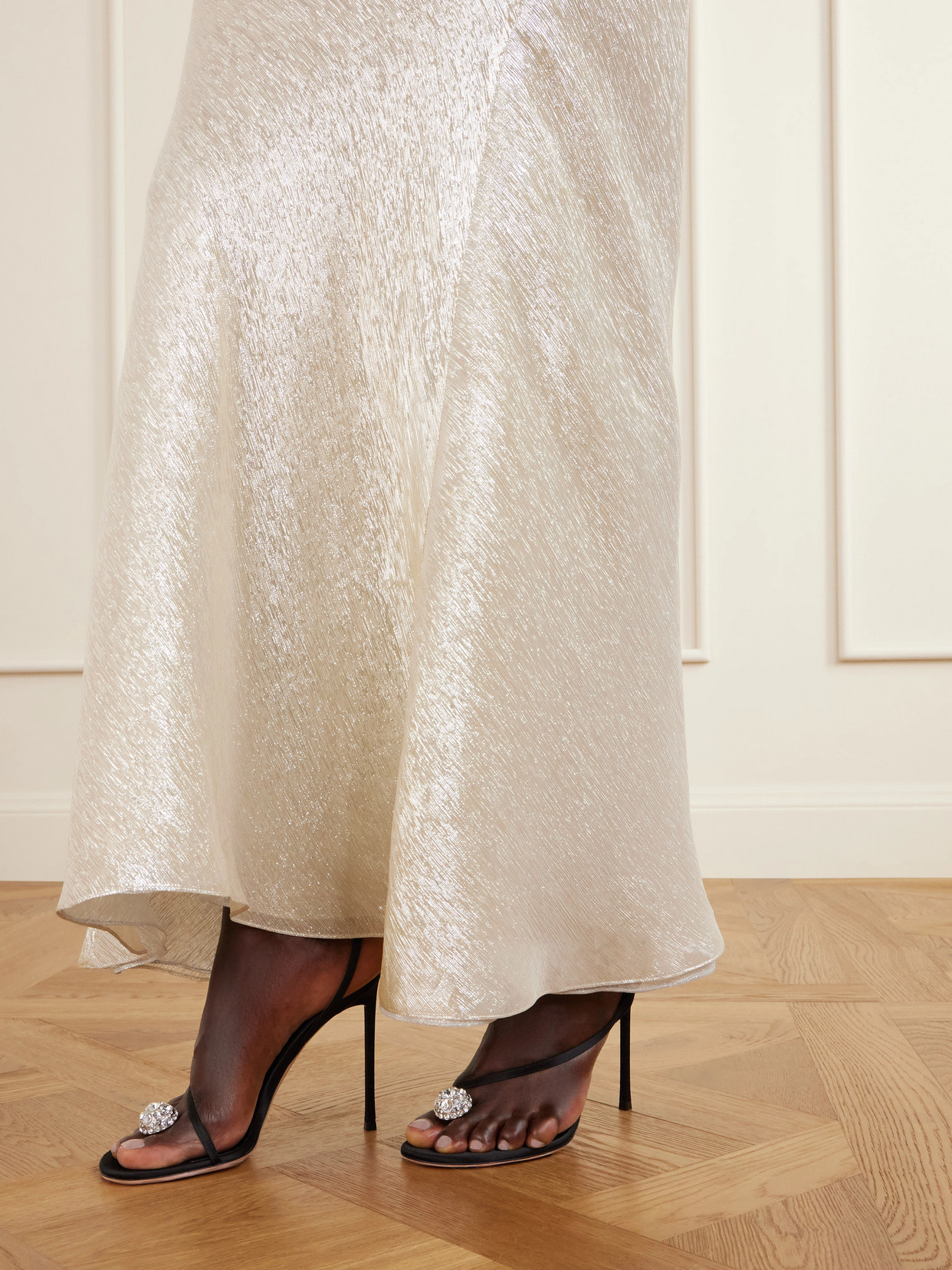 Cassia 105 Crystal-Embellished Sandals