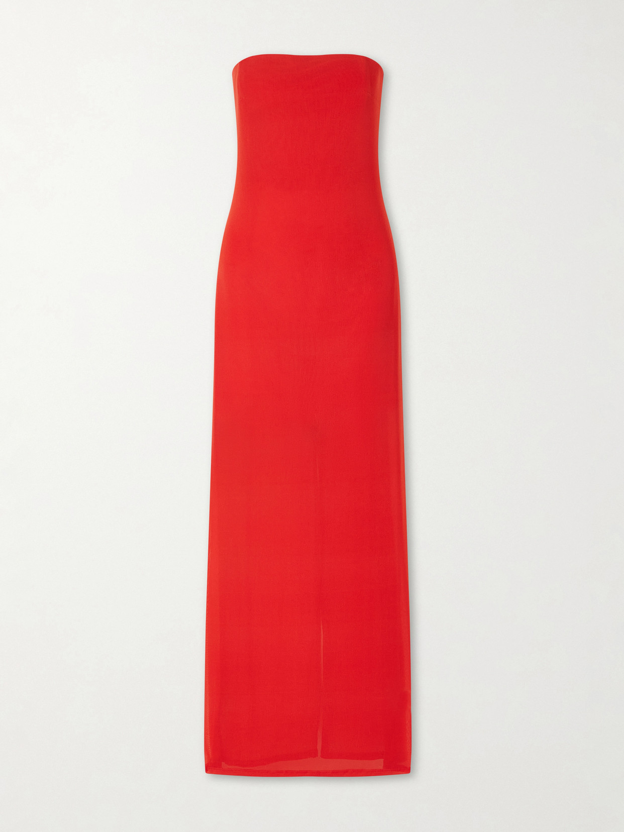 STAUD - Liliana Tulle Maxi Dress - Red