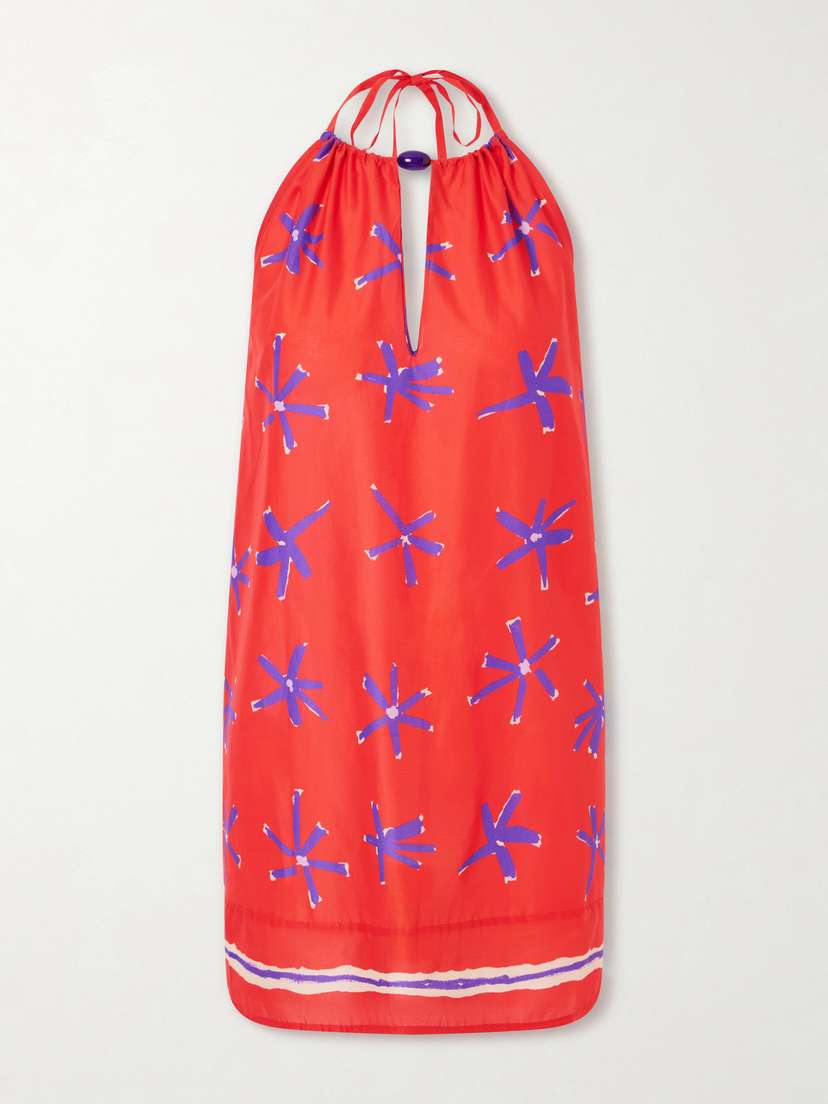 Staud Dani Floral-print Cotton Mini Dress | Thumbnail 5 Staud Dani Floral-print Cotton Mini Dress | Thumbnail 5