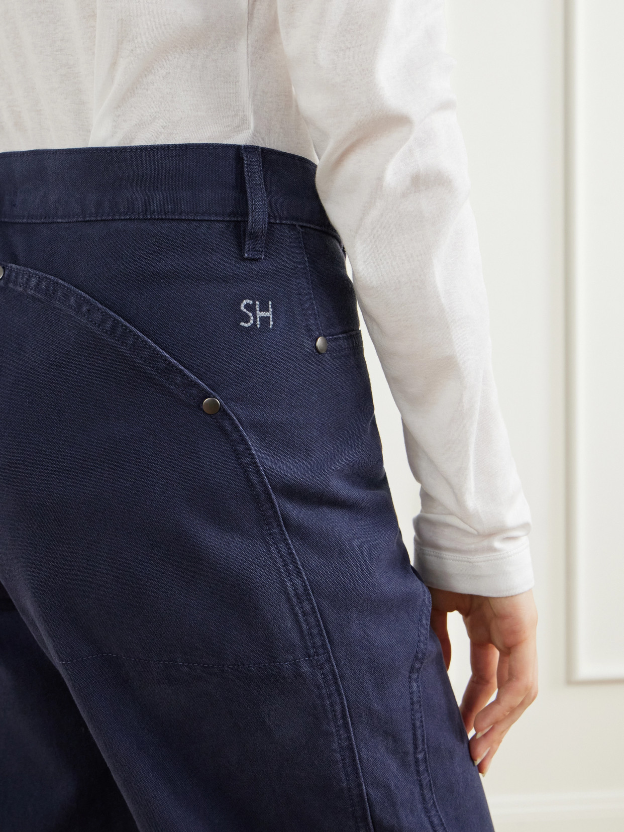 Supply Paneled Mid-Rise Straight-Leg Jeans