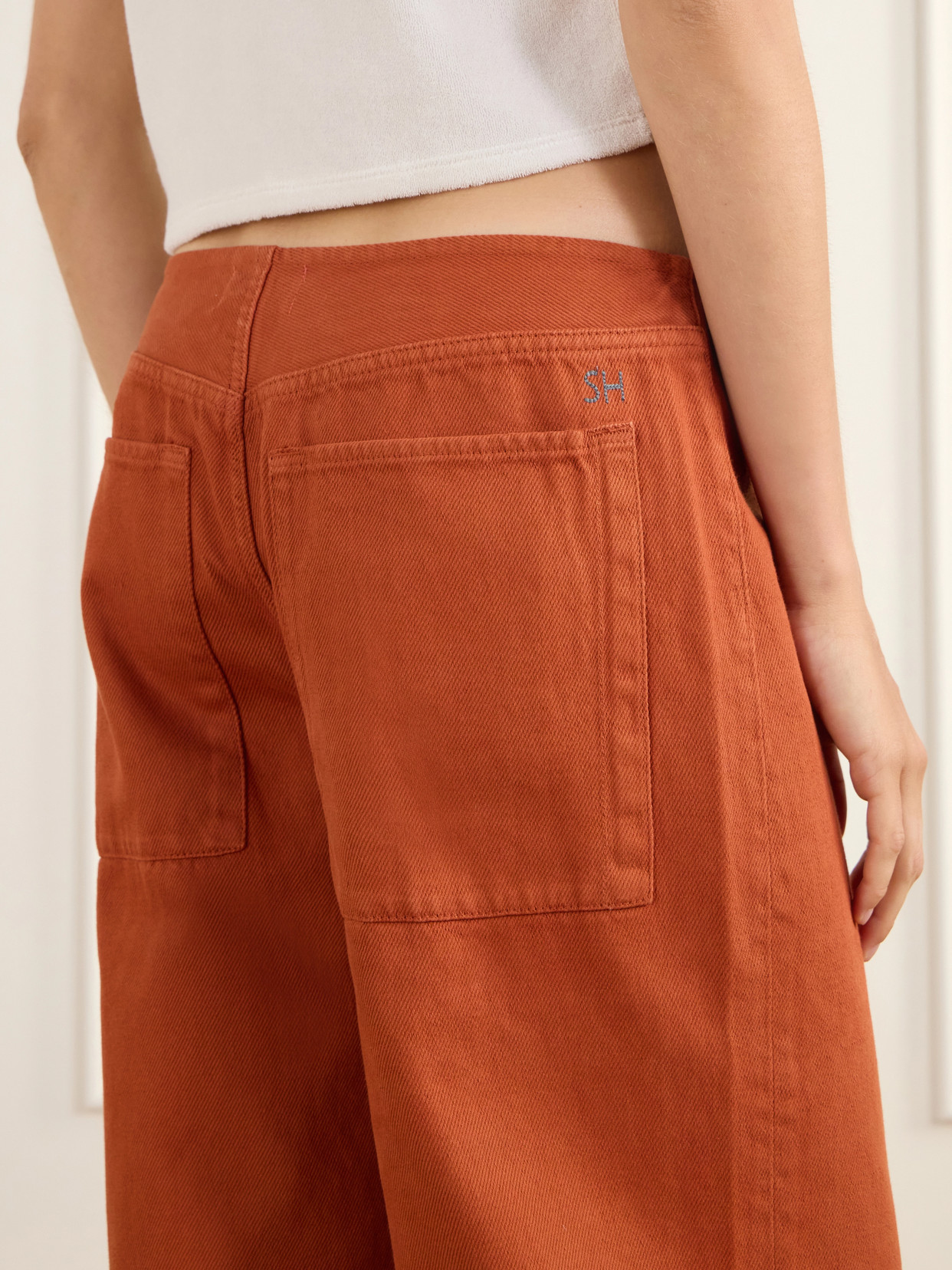 Sport Jean Low-Rise Straight-Leg Jeans