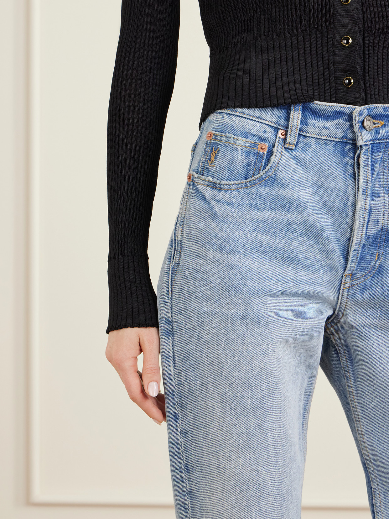 Nico High-Rise Straight-Leg Jeans