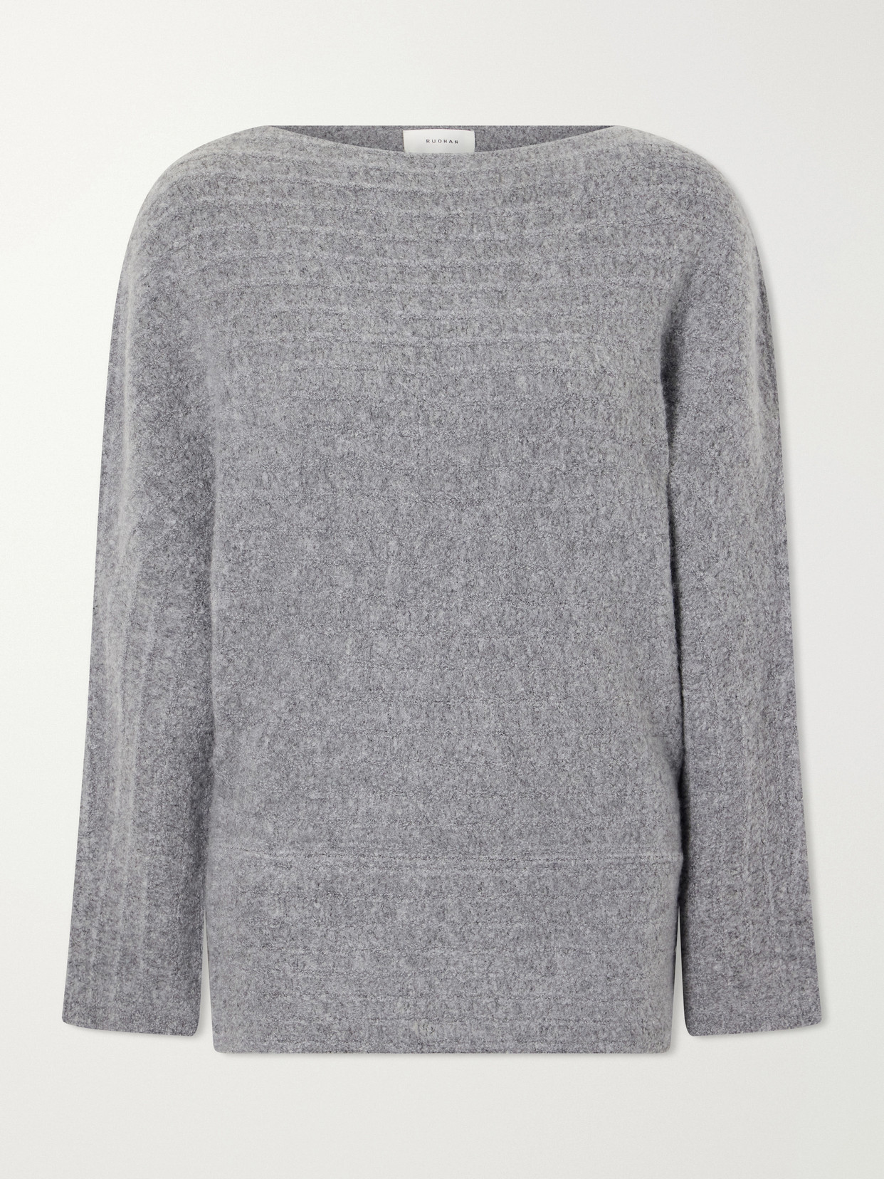 Ruohan Selva Cashmere-blend Sweater In Gray