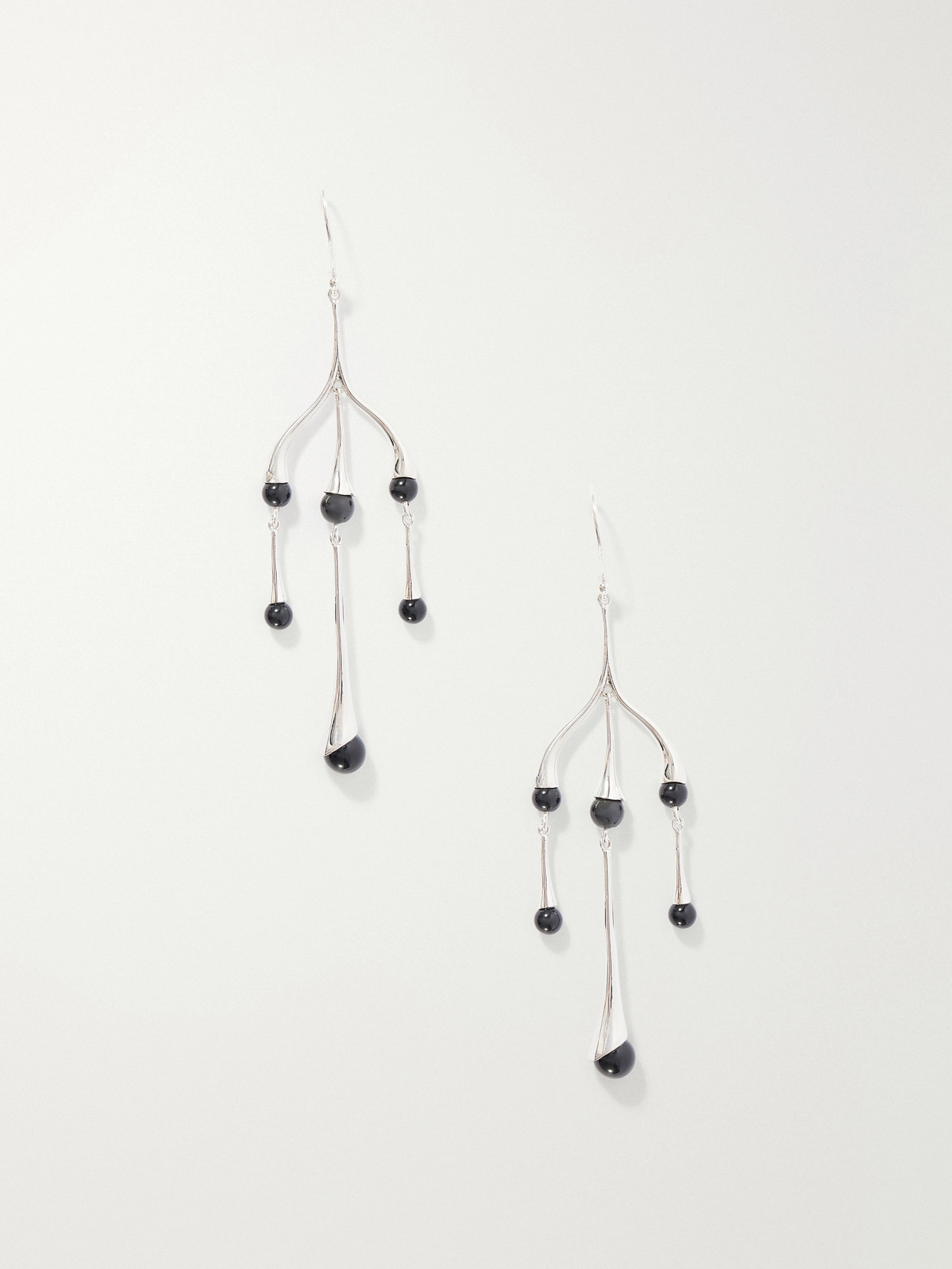 Sophie Buhai Petite Chandelier Sterling Silver And Onyx Earrings In Multi