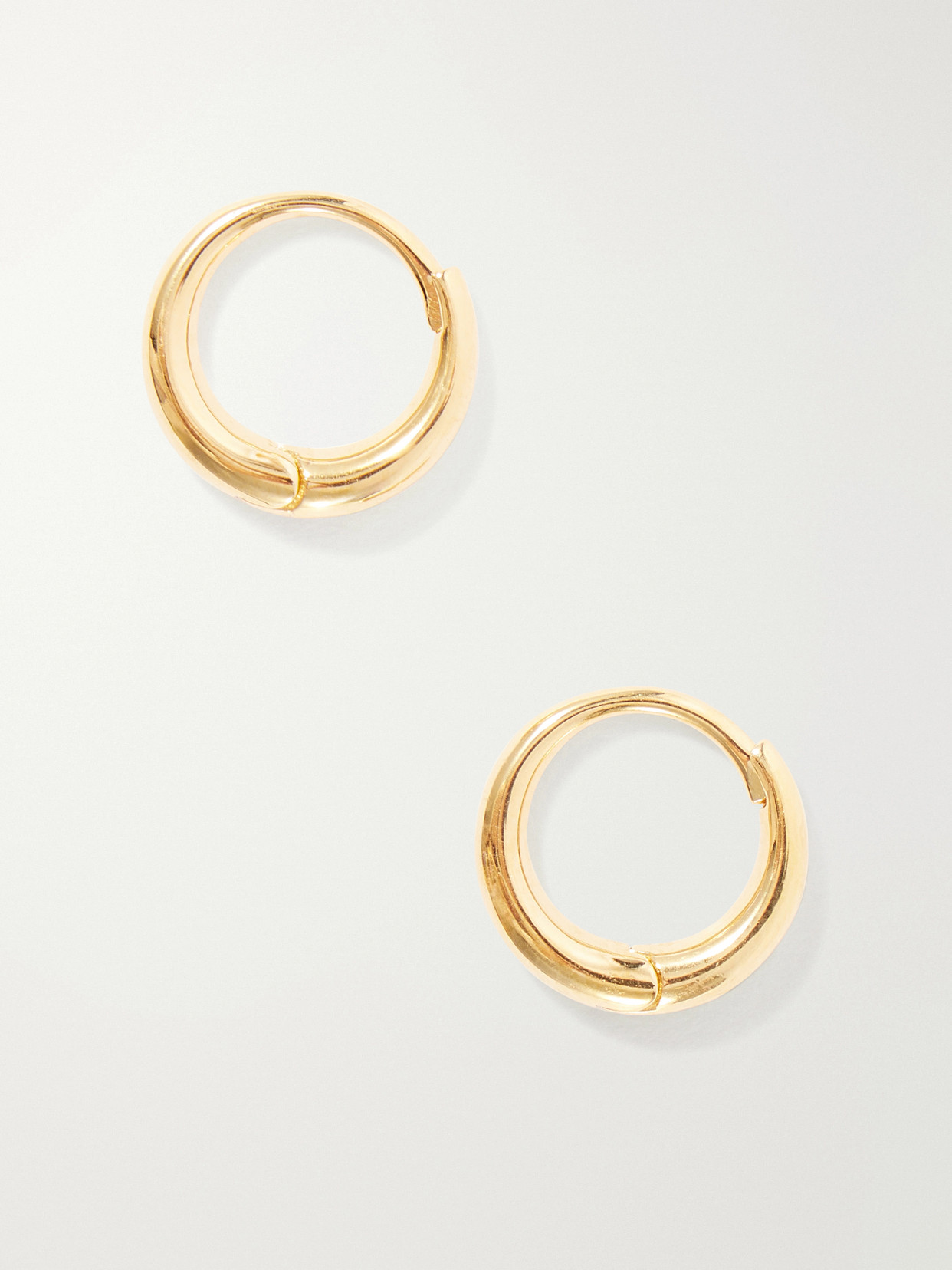 Sophie Buhai Medium Nouveau Gold-tone Sterling Silver Hoop Earrings
