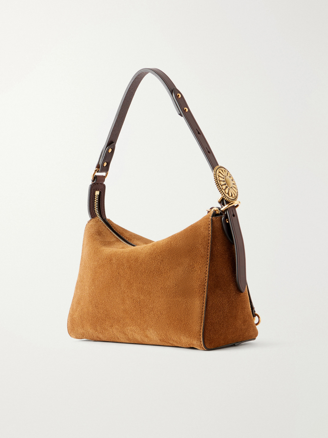 Suede And Shoulder Bag