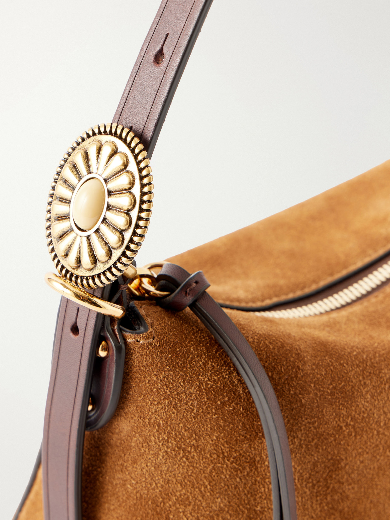 Suede And Shoulder Bag