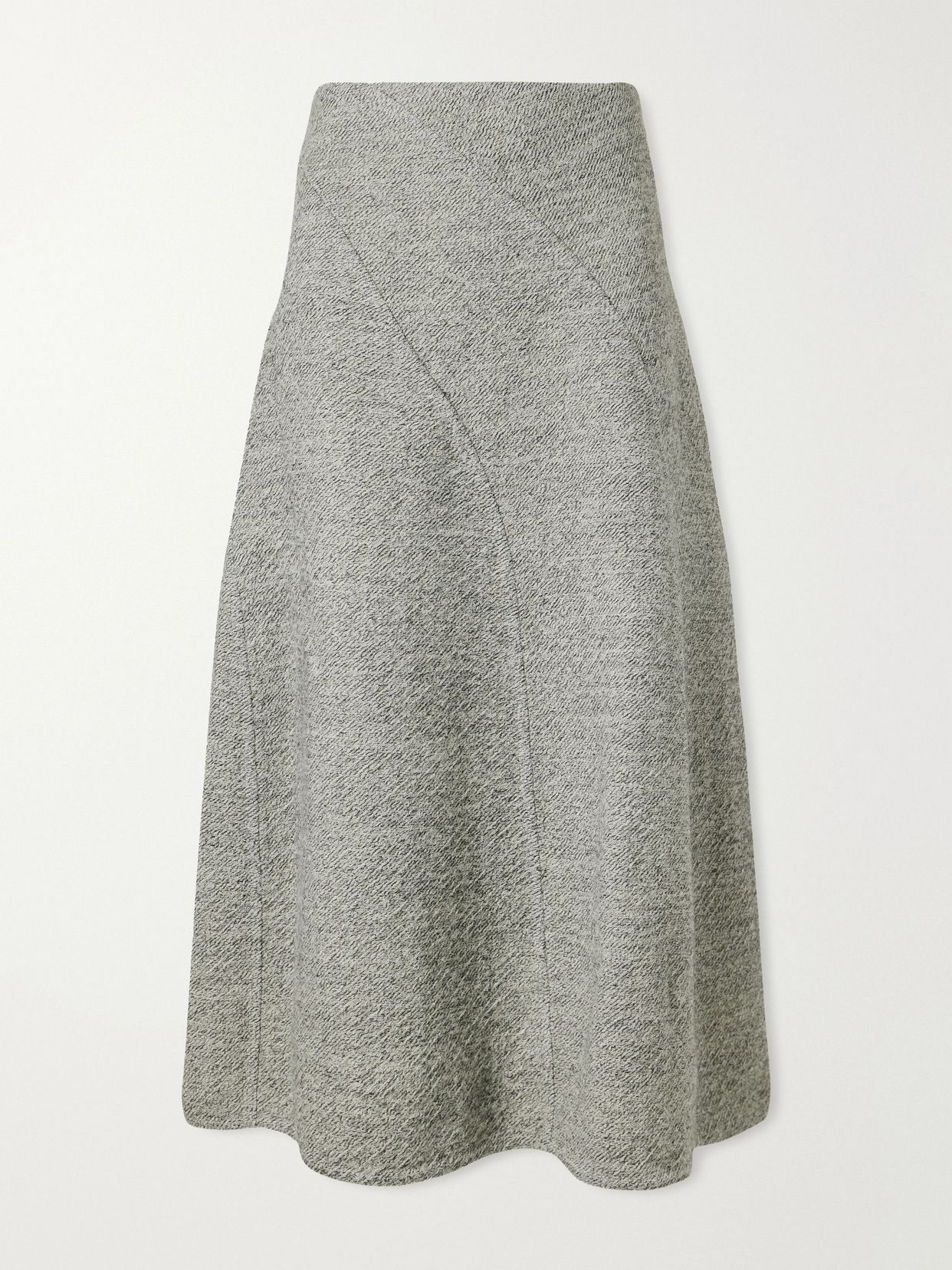 gaelle wool blend midi skirt