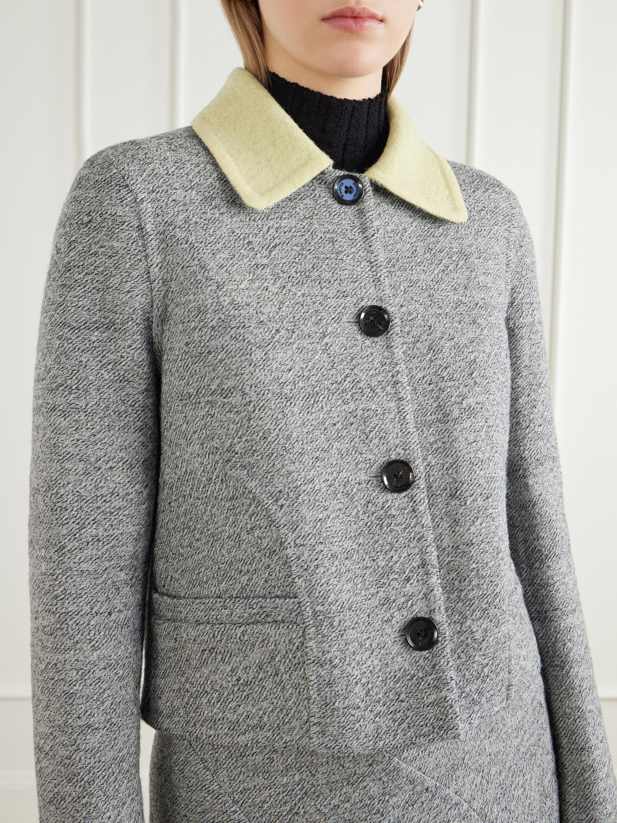 Gaelle Wool-Blend Jacket