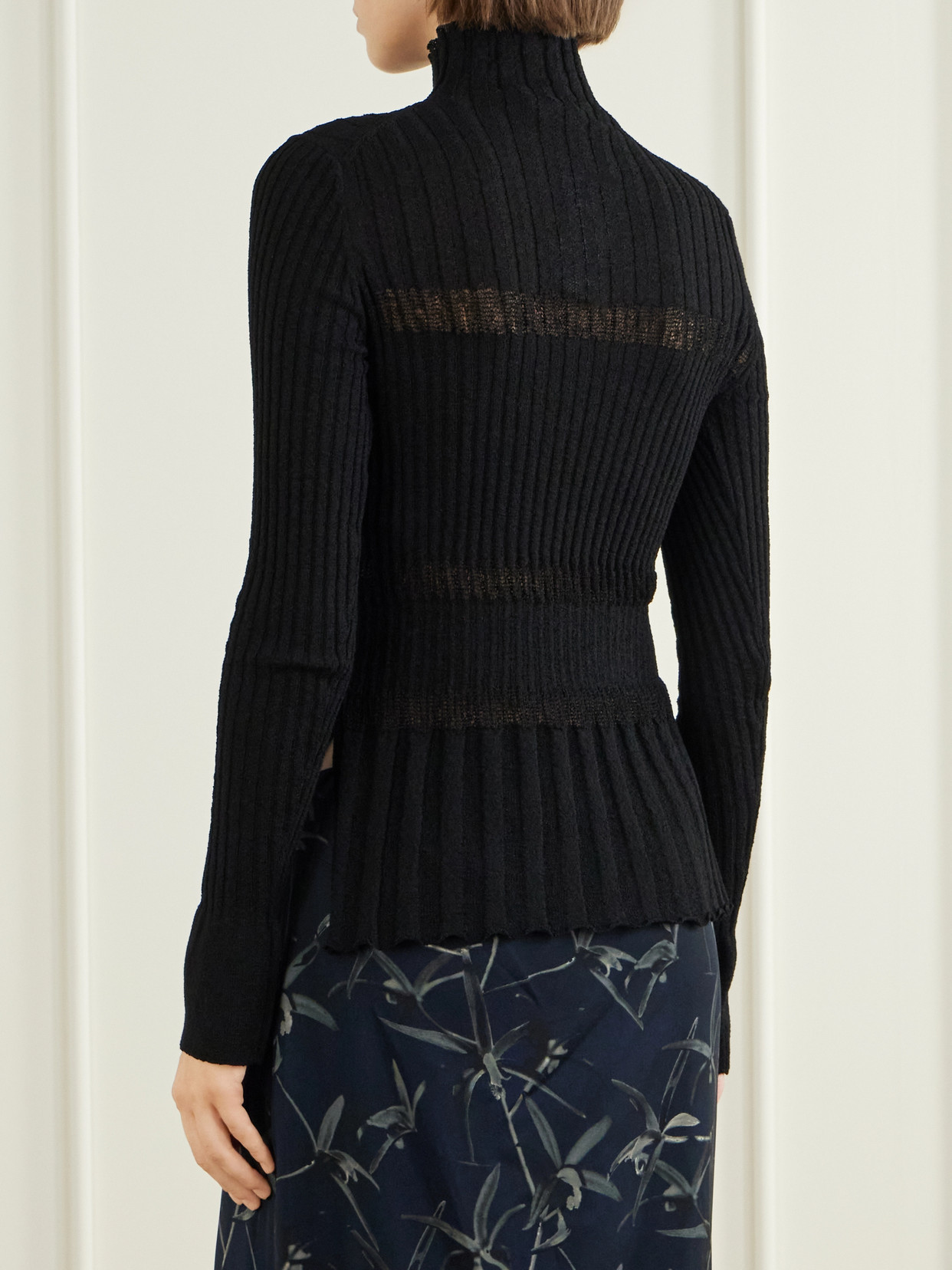 Rosario Wool-Blend Turtleneck Top