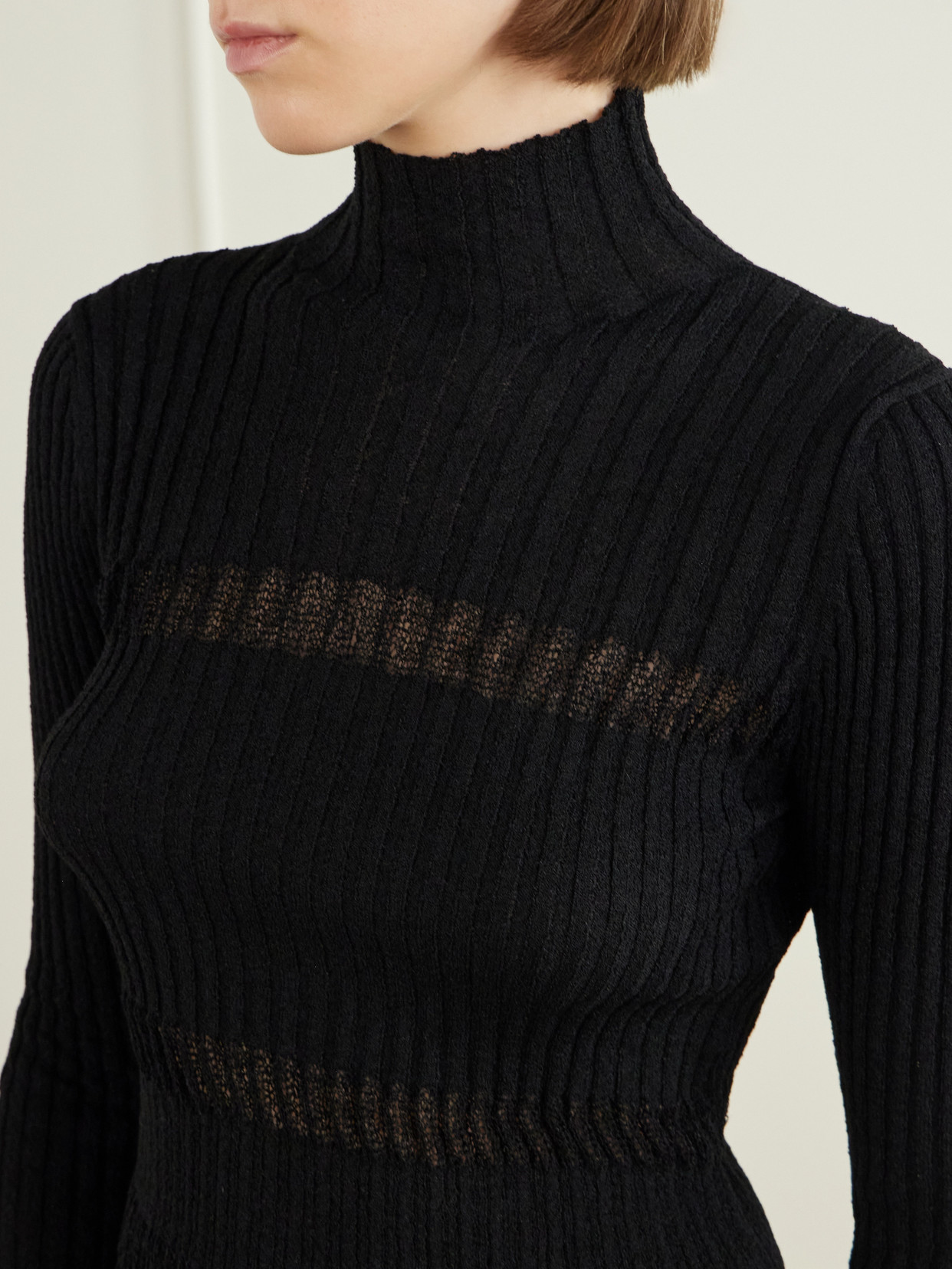 Rosario Wool-Blend Turtleneck Top
