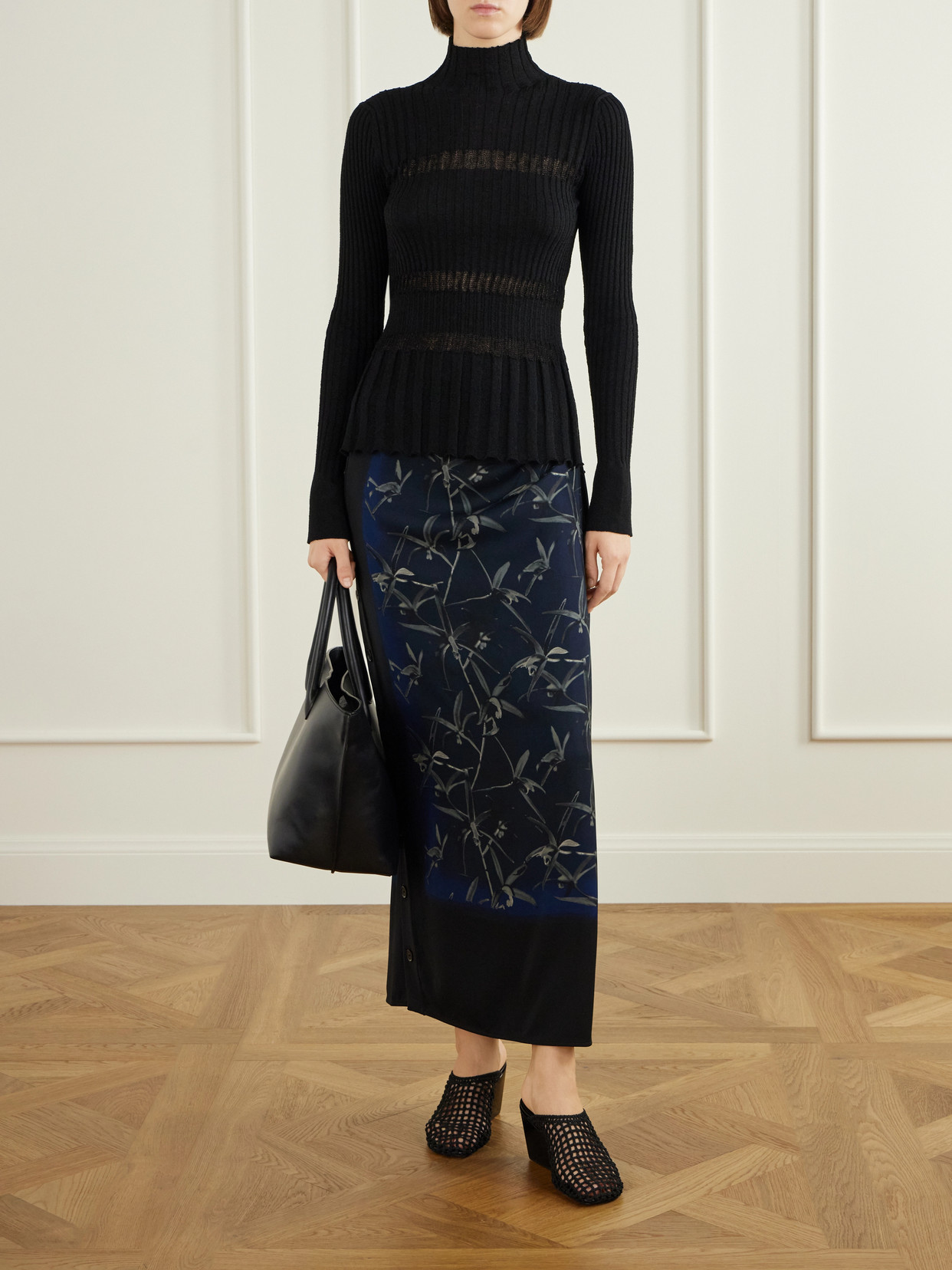Rosario Wool-Blend Turtleneck Top