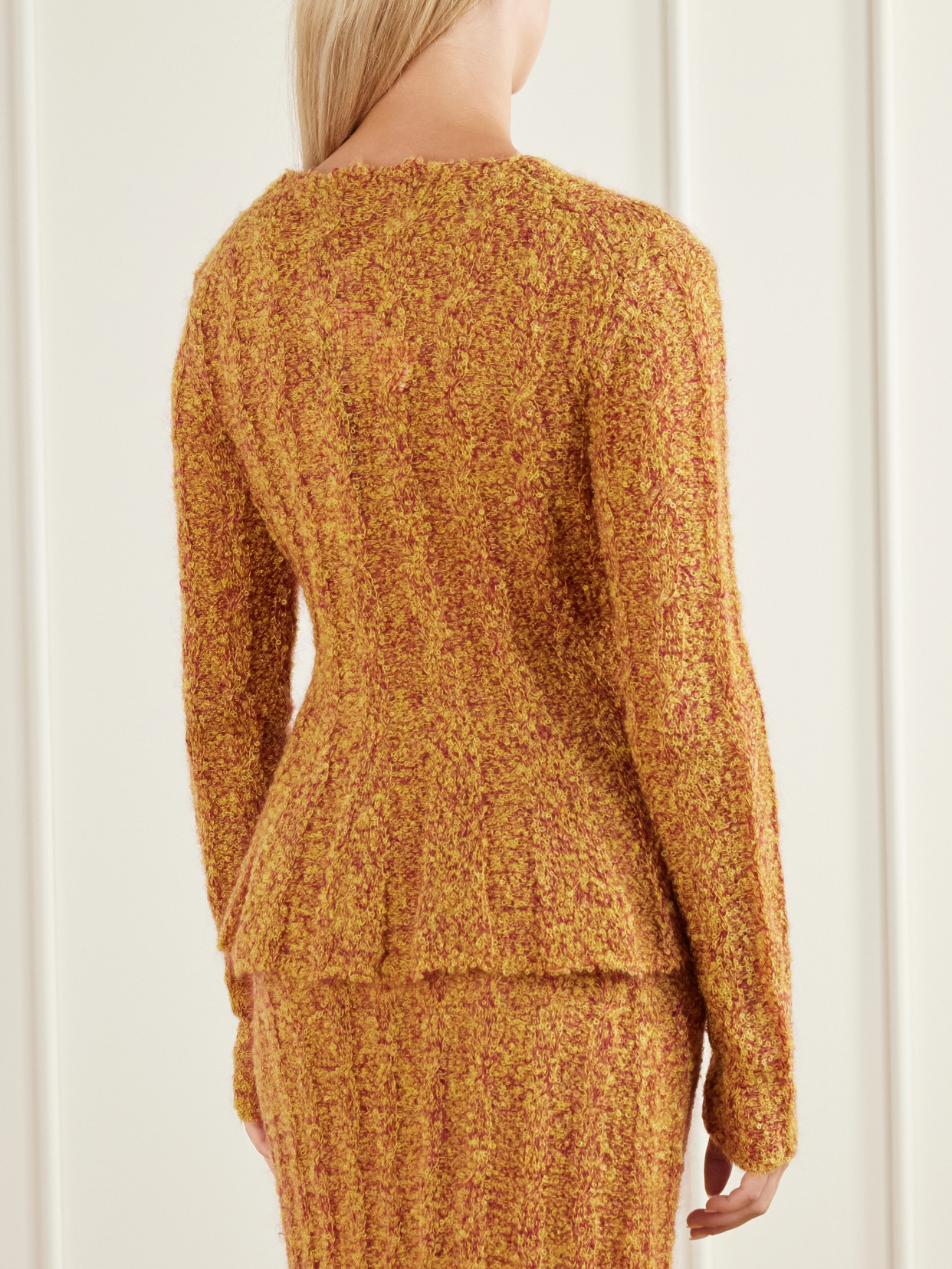 Joelle Cable-Knit Mohair-Blend Sweater