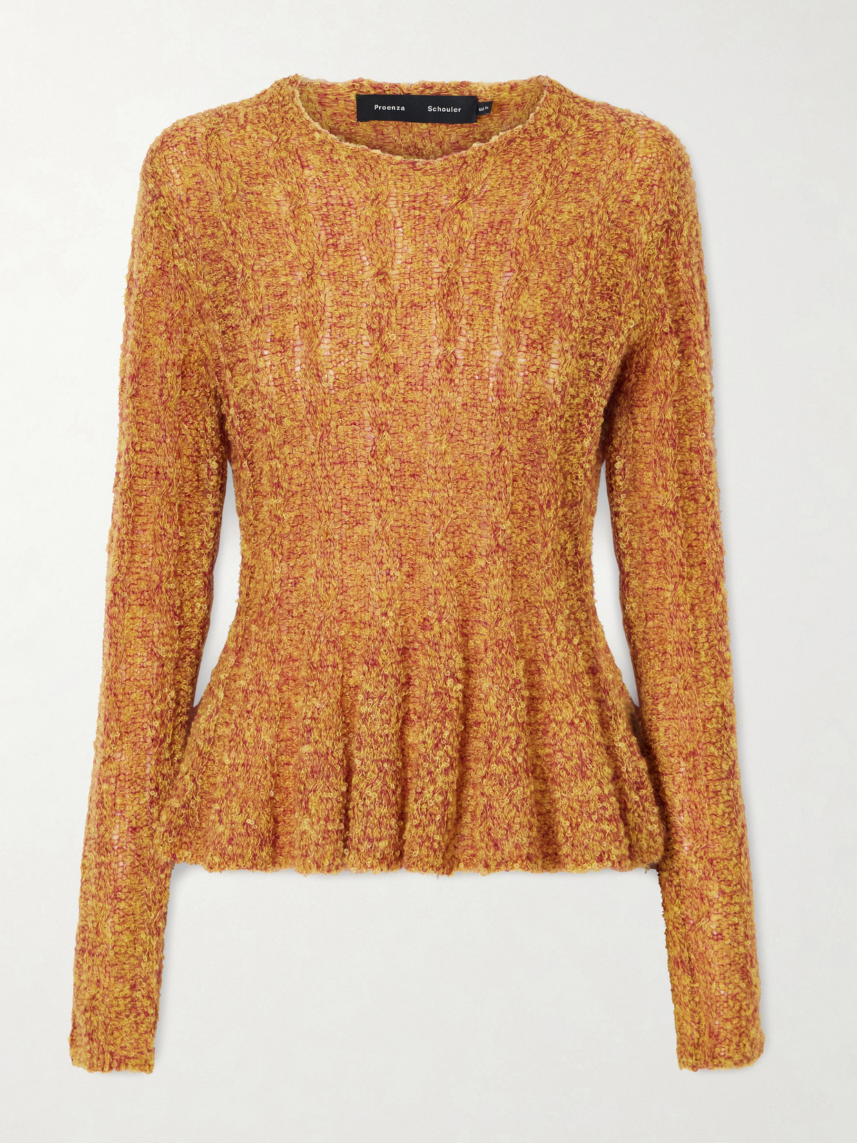 Joelle Cable-Knit Mohair-Blend Sweater