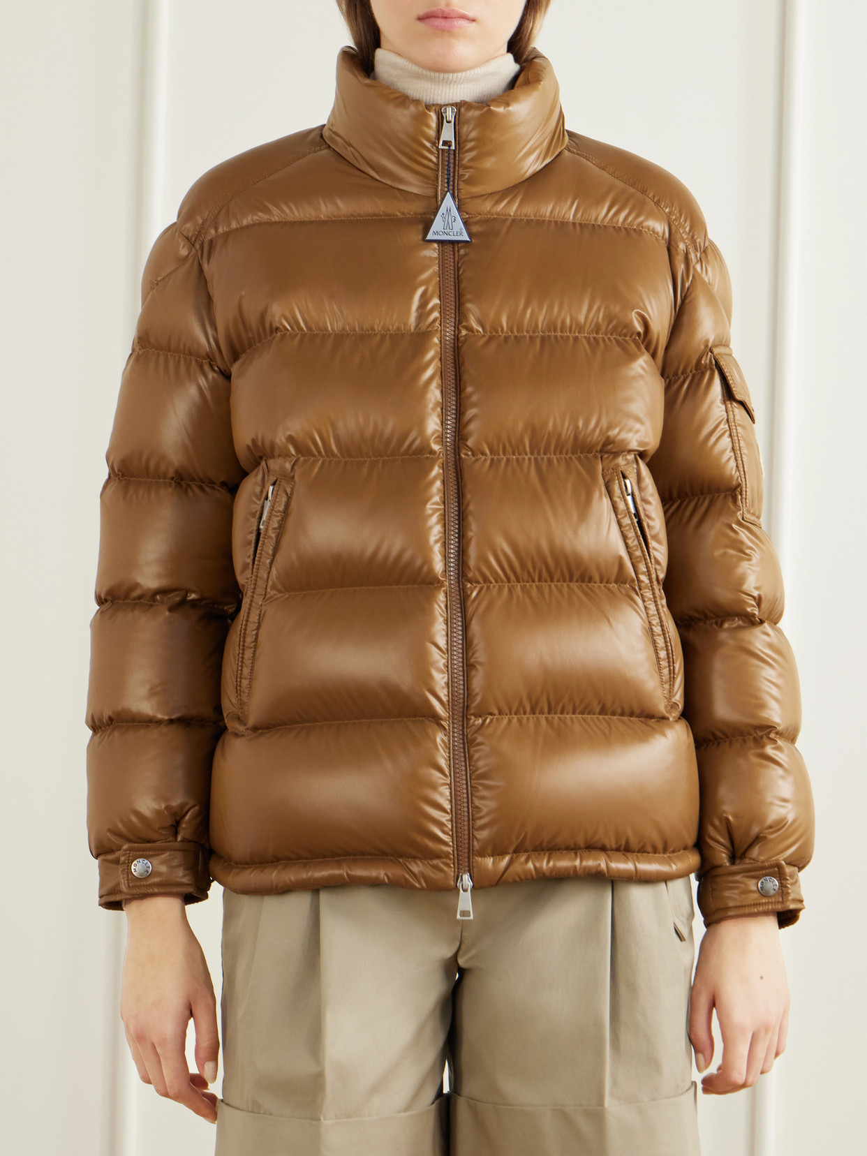 Hypolais Hooded Plush-Trimmed Quilted Shell Down Jacket