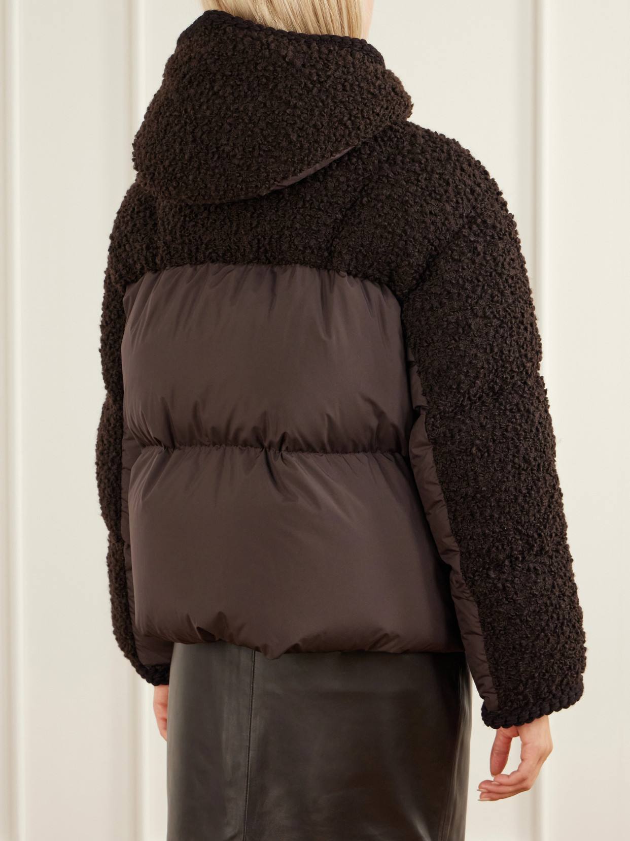 Cristallin Shell-Trimmed Wool-Blend Bouclé Jacket