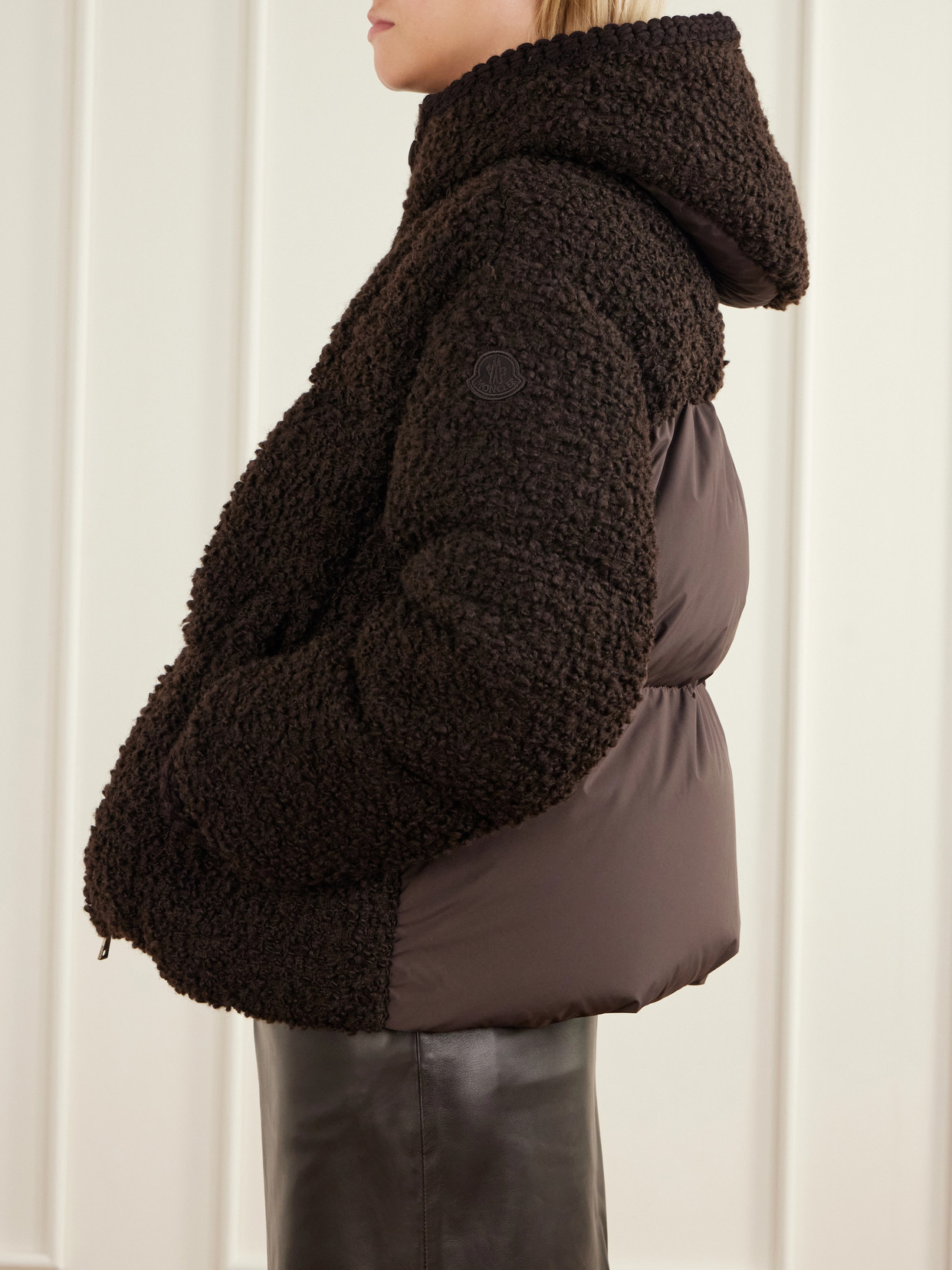 Cristallin Shell-Trimmed Wool-Blend Bouclé Jacket