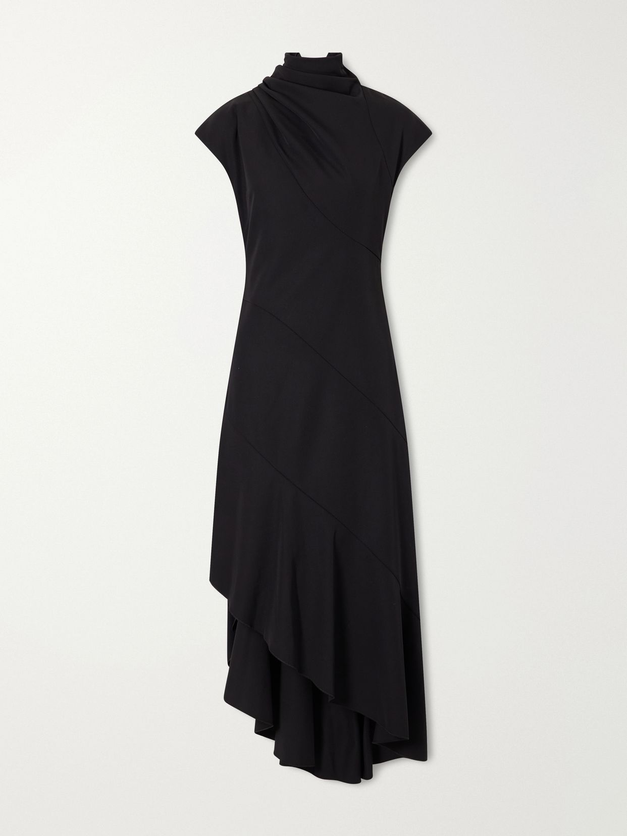 Elodine draped jersey maxi dress