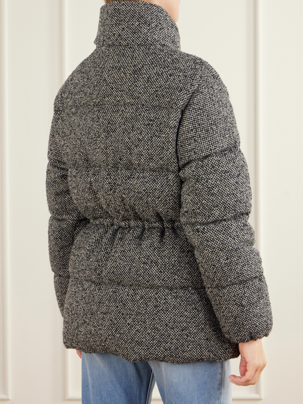 Diaphanes Wool-Blend Quilted Down Jacket