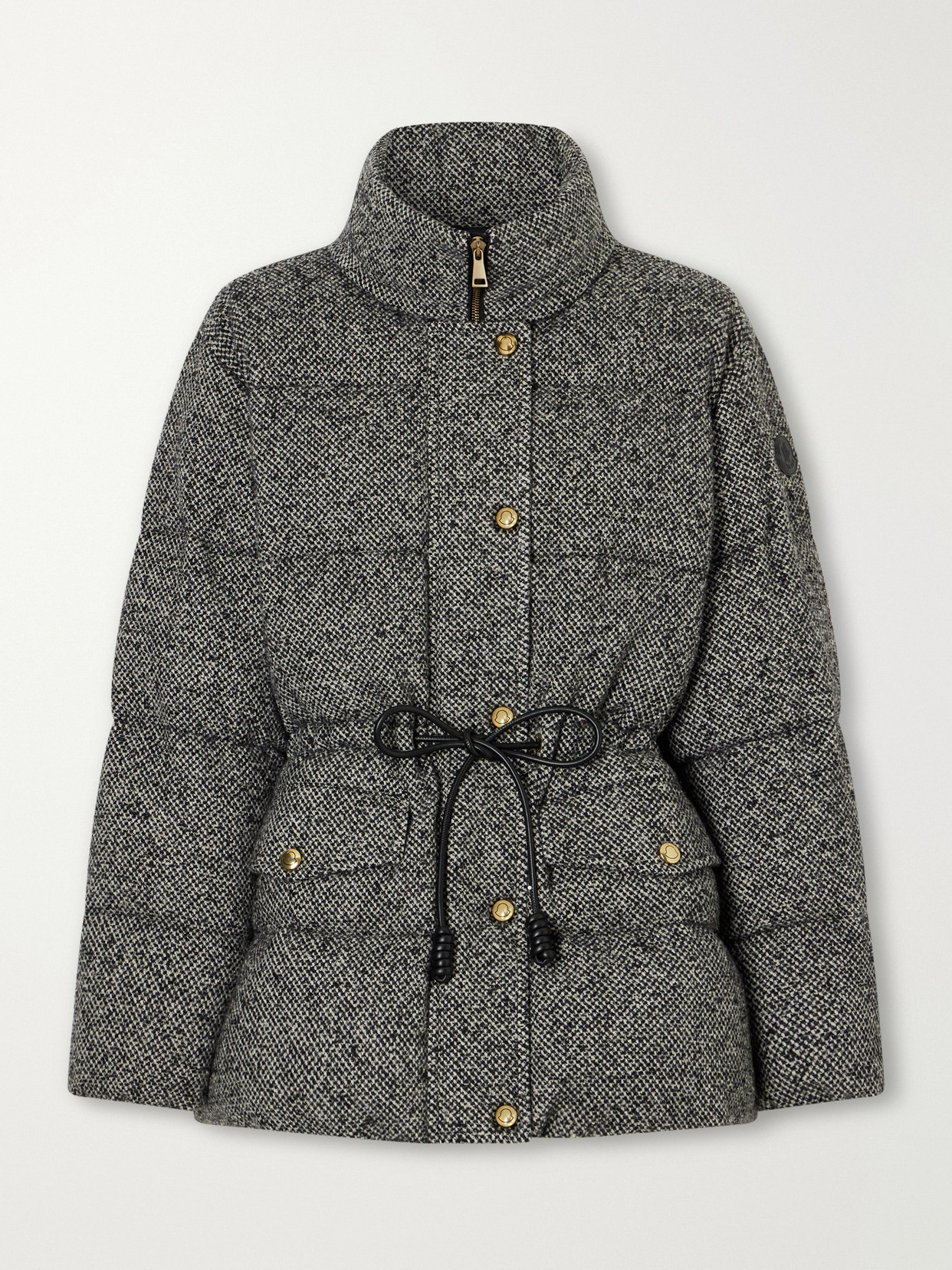 Diaphanes Wool-Blend Quilted Down Jacket