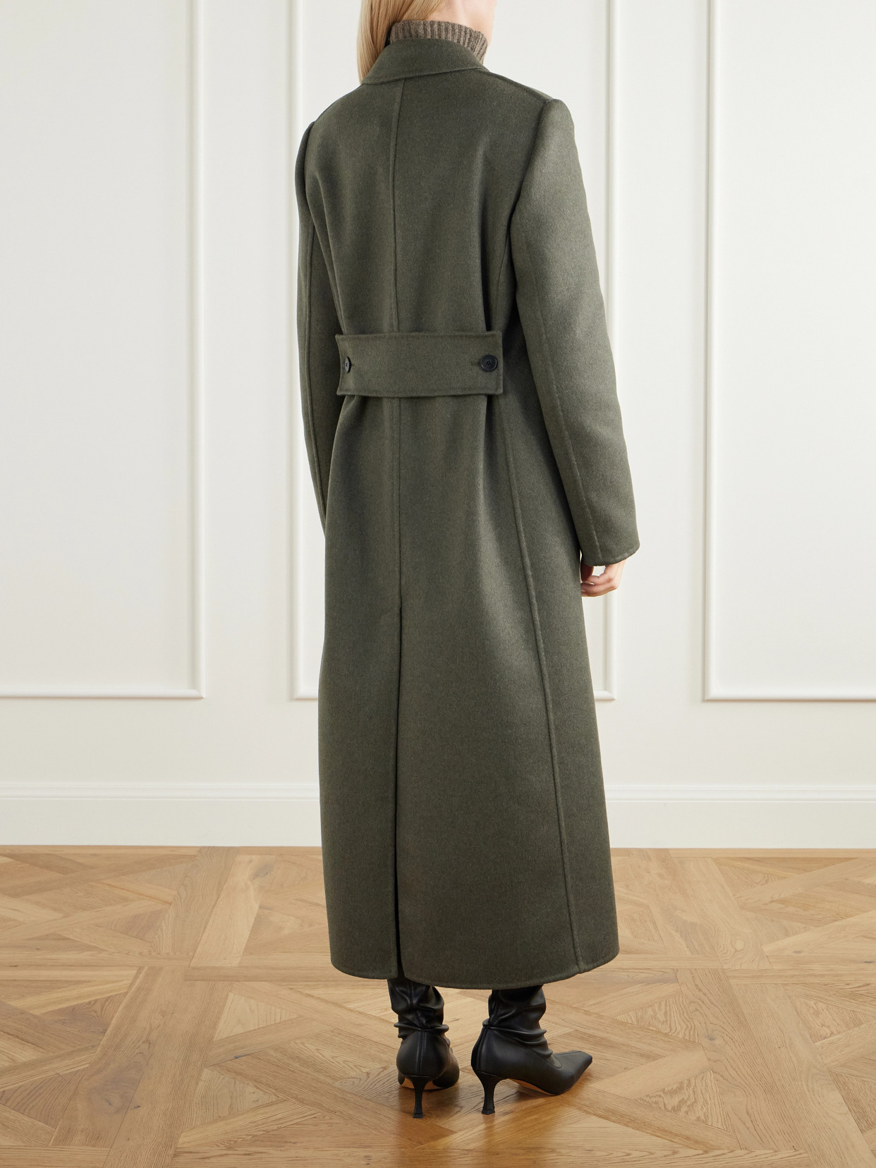 Catriona Double-Breasted Wool And Cashmere-Blend Coat