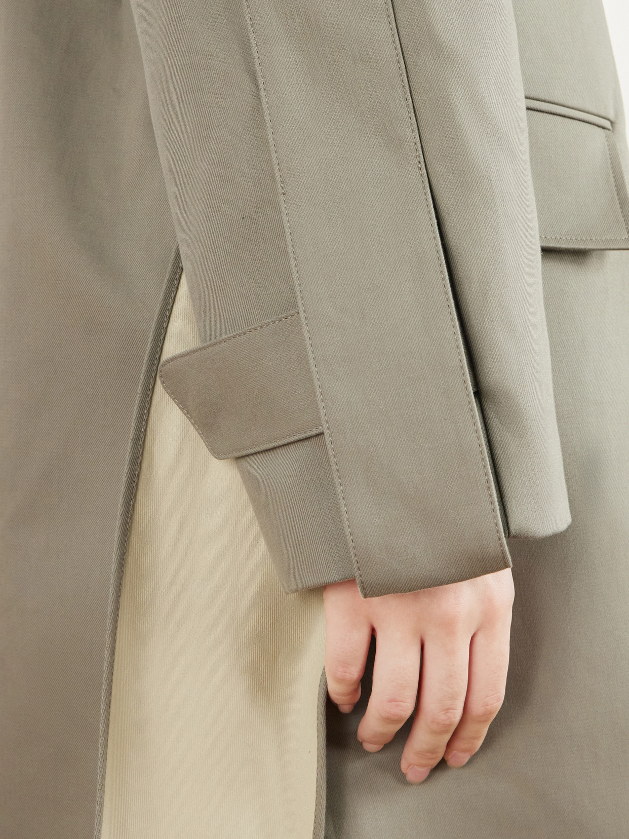 Belted Cotton-Gabardine Trench Coat
