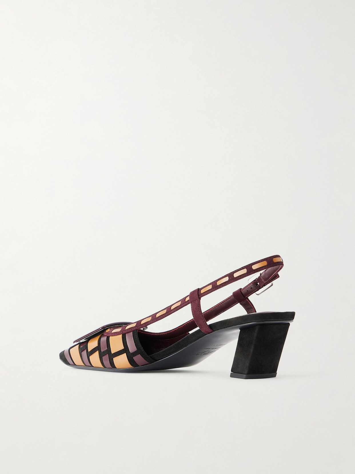 Belle Vivier 45 Woven Slingback