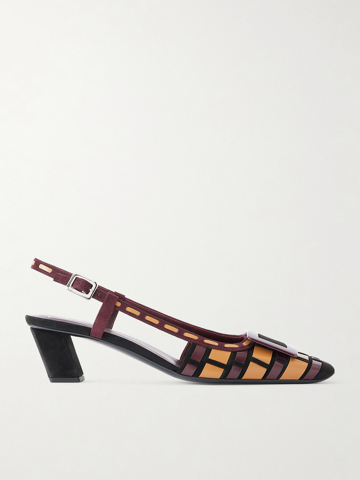 Belle Vivier 45 Woven Slingback