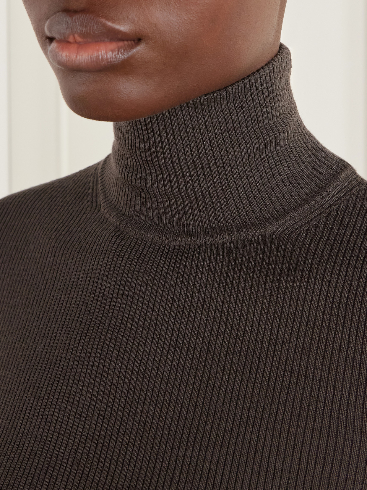 Cavallo Ribbed Wool Turtleneck