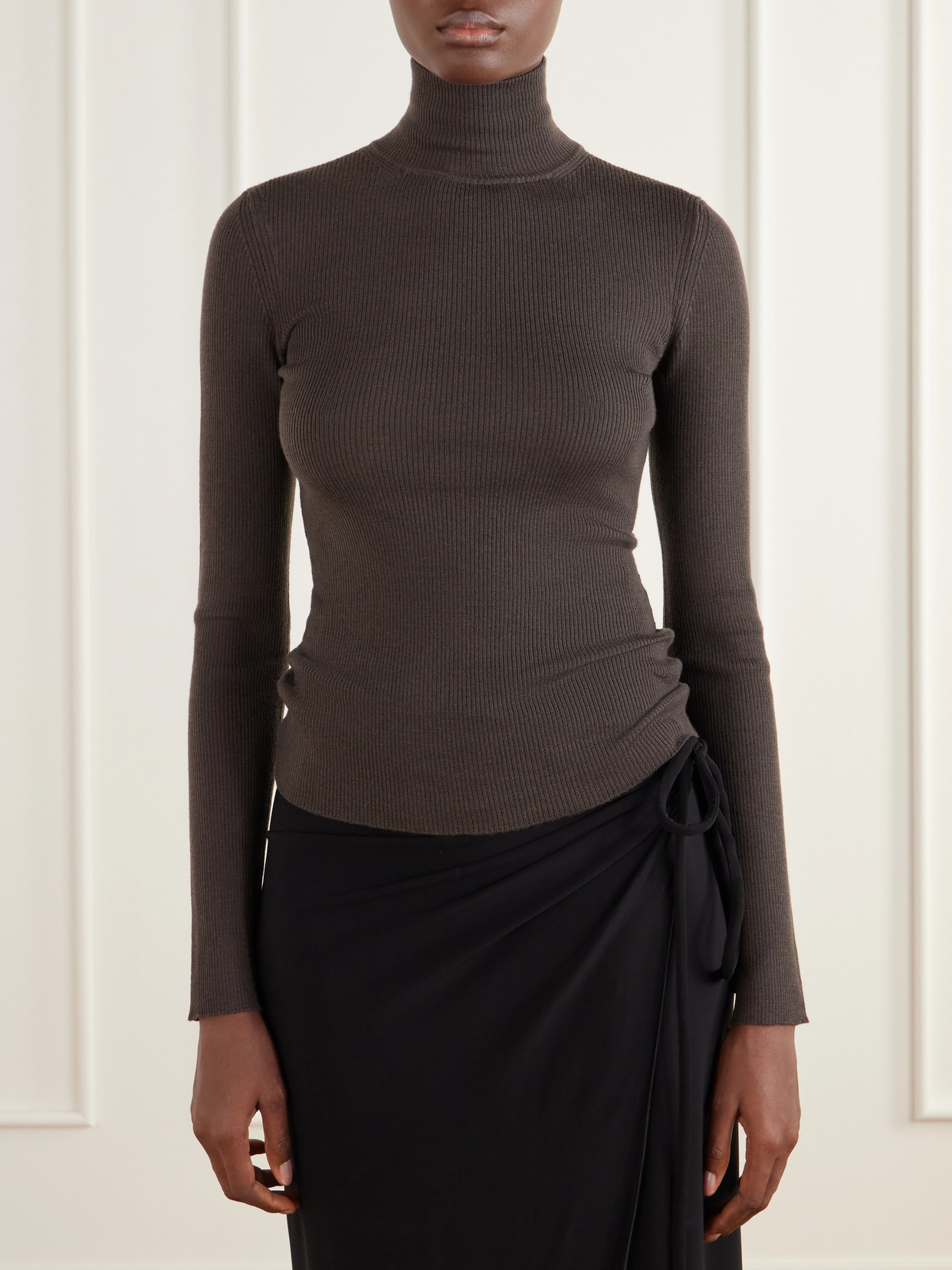 Cavallo Ribbed Wool Turtleneck