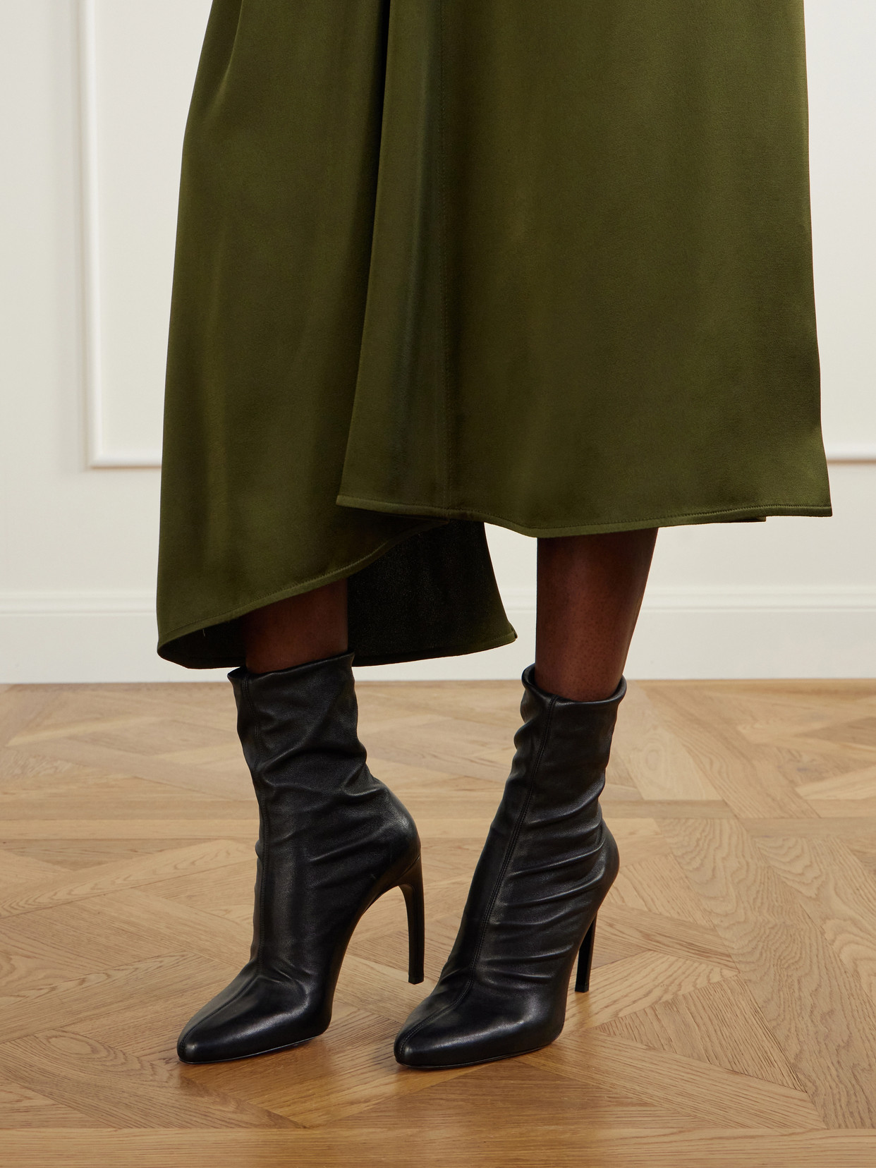 Harlow Distressed Ankle Boots