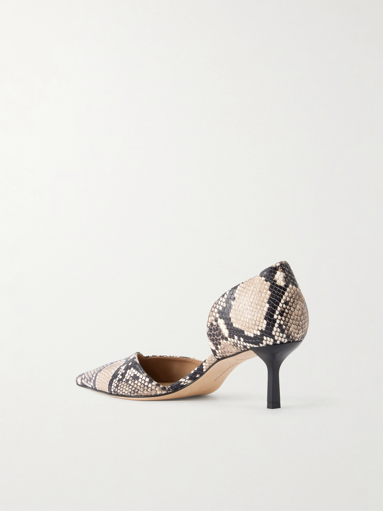 Angle D'Orsay 55 Snake-Effect Pumps