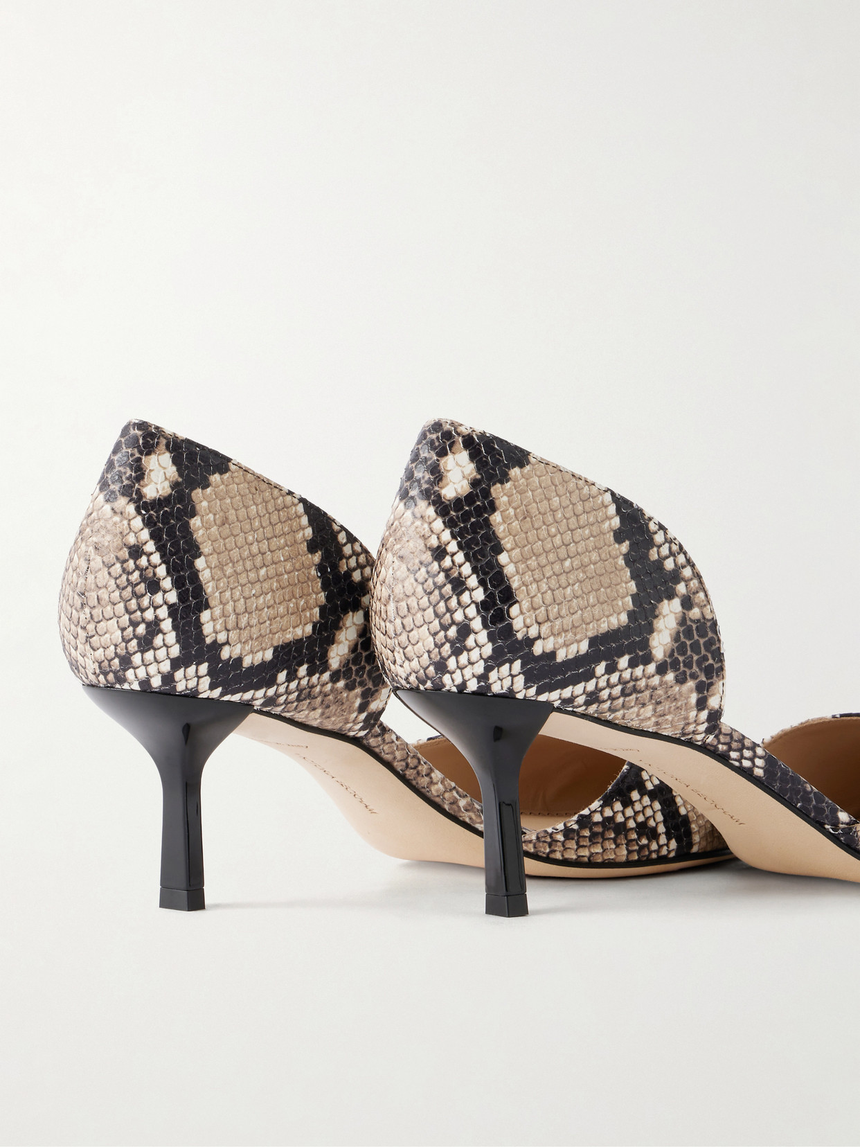 Angle D'Orsay 55 Snake-Effect Pumps