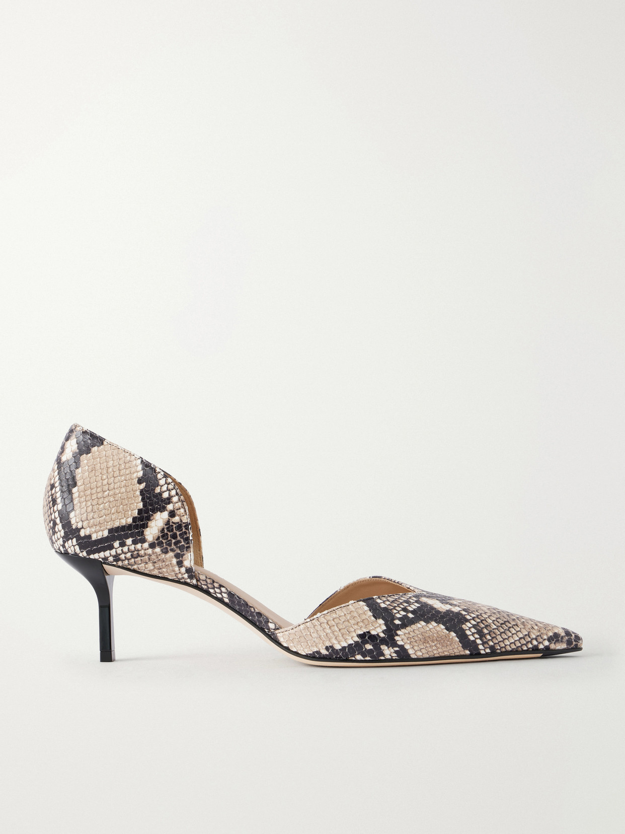 Angle D'Orsay 55 Snake-Effect Pumps