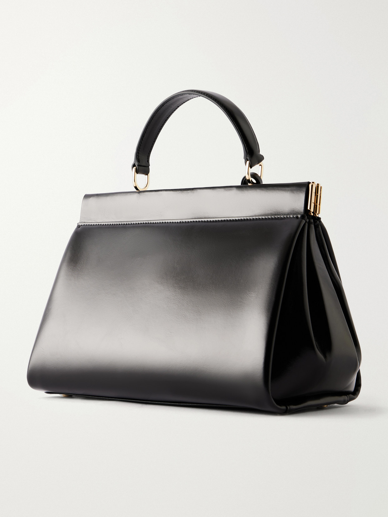 Sloane Frame Leather Tote
