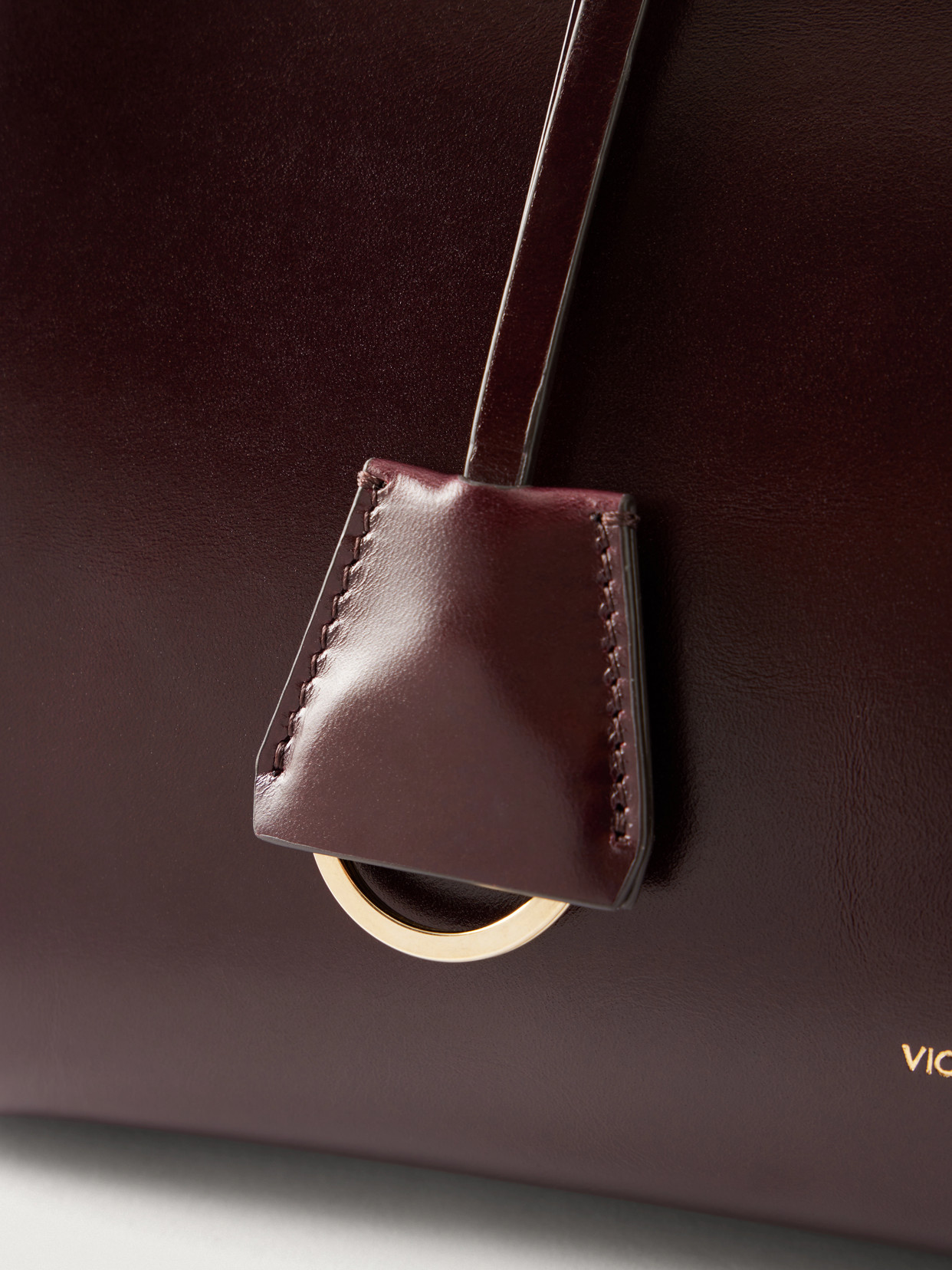 Sloane Frame Leather Tote