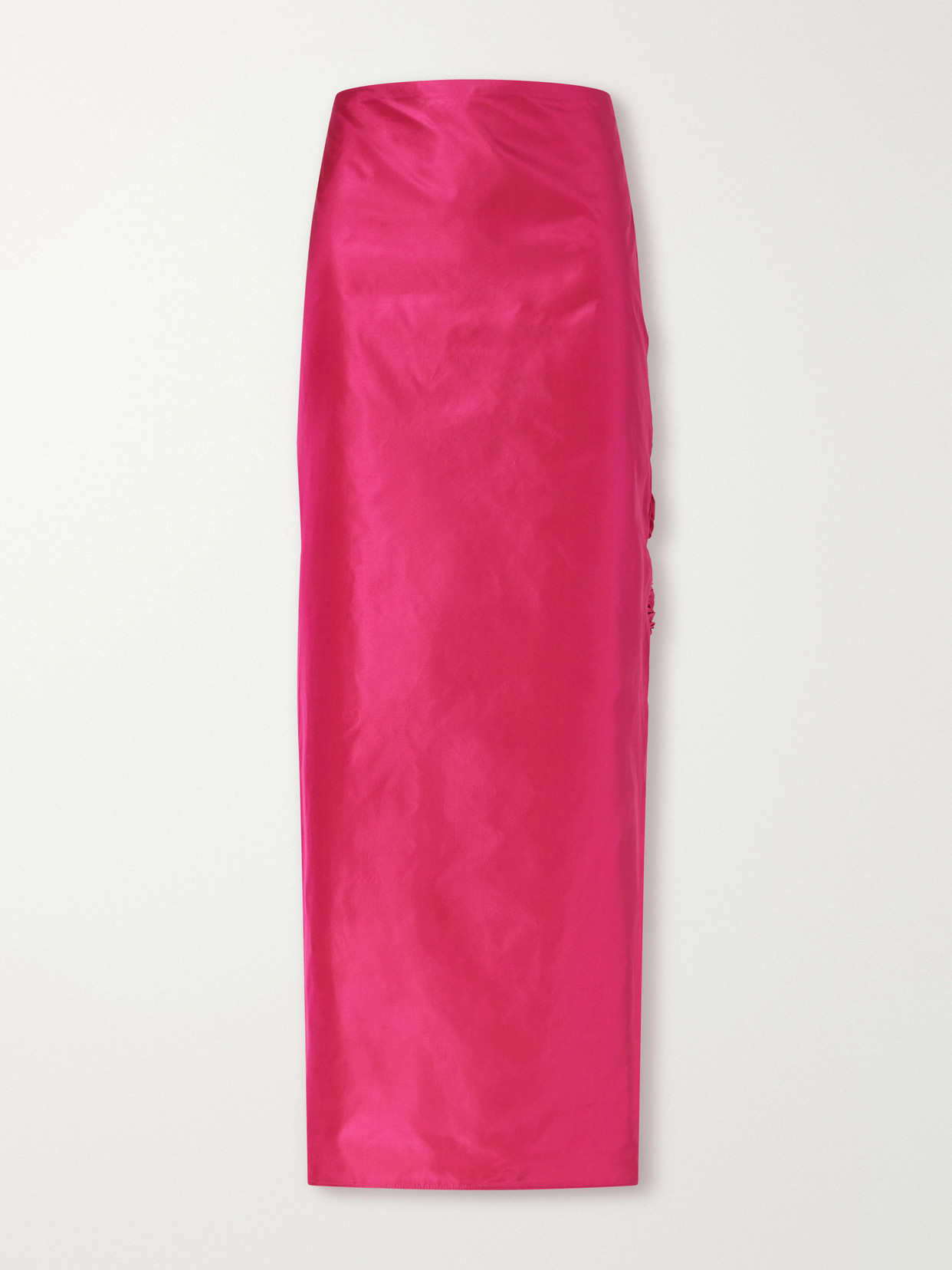 Garavani - Knotted Silk-Taffeta Midi