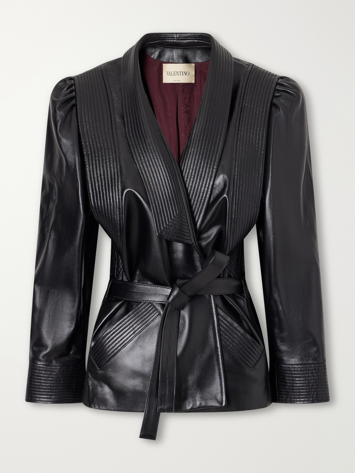 Garavani - Pleated Belted Jacket